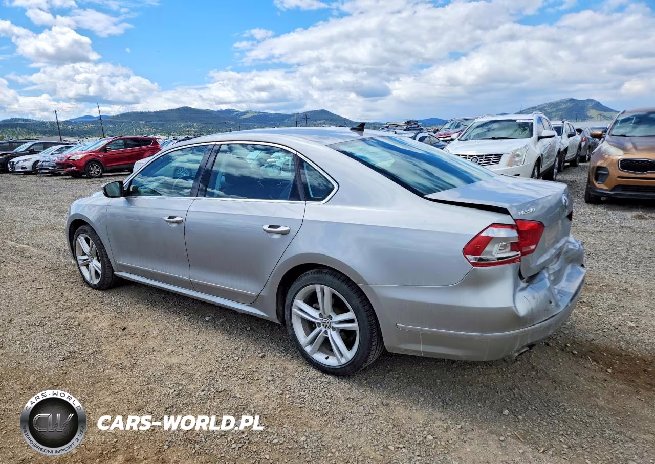 2013 Volkswagen Passat Sel VIN:1VWCN7A31DC139510 - 2