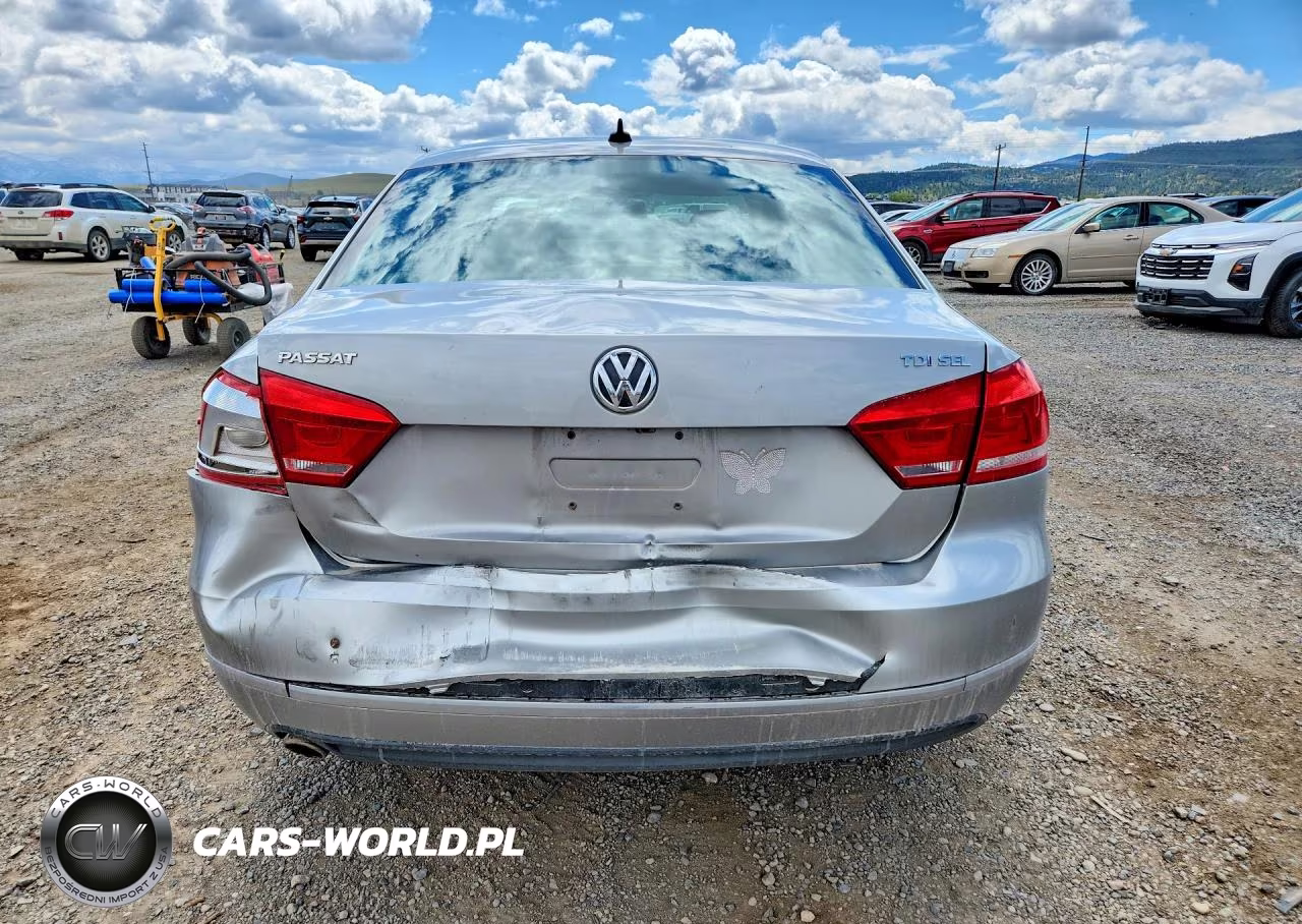2013 Volkswagen Passat Sel VIN:1VWCN7A31DC139510 - 6