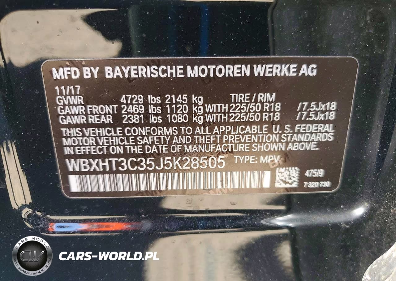 2018 BMW X1 xDrive28I VIN:WBXHT3C35J5K28505 - 14
