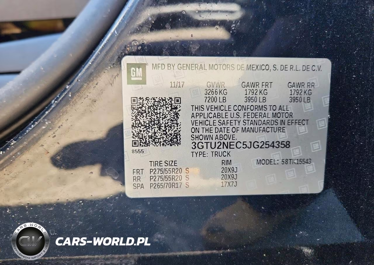 2018 GMC Sierra K1500 Slt VIN:3GTU2NEC5JG254358 - 12