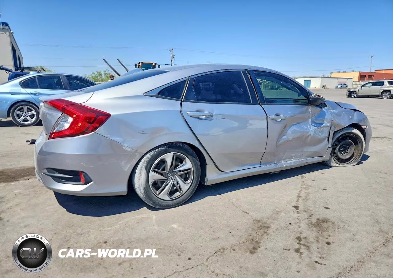 2020 Honda Civic Lx VIN:19XFC2F68LE027192 - 3