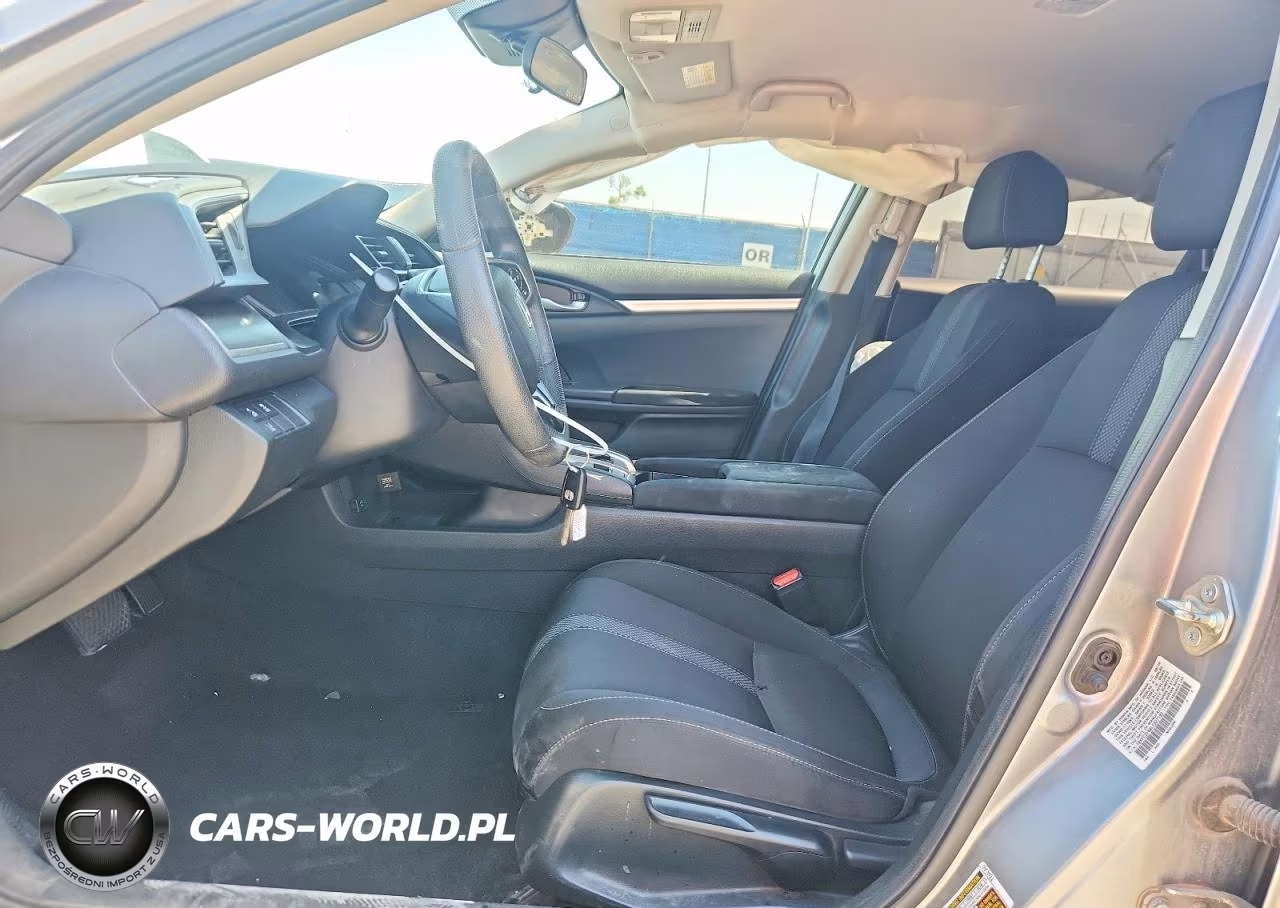 2020 Honda Civic Lx VIN:19XFC2F68LE027192 - 7