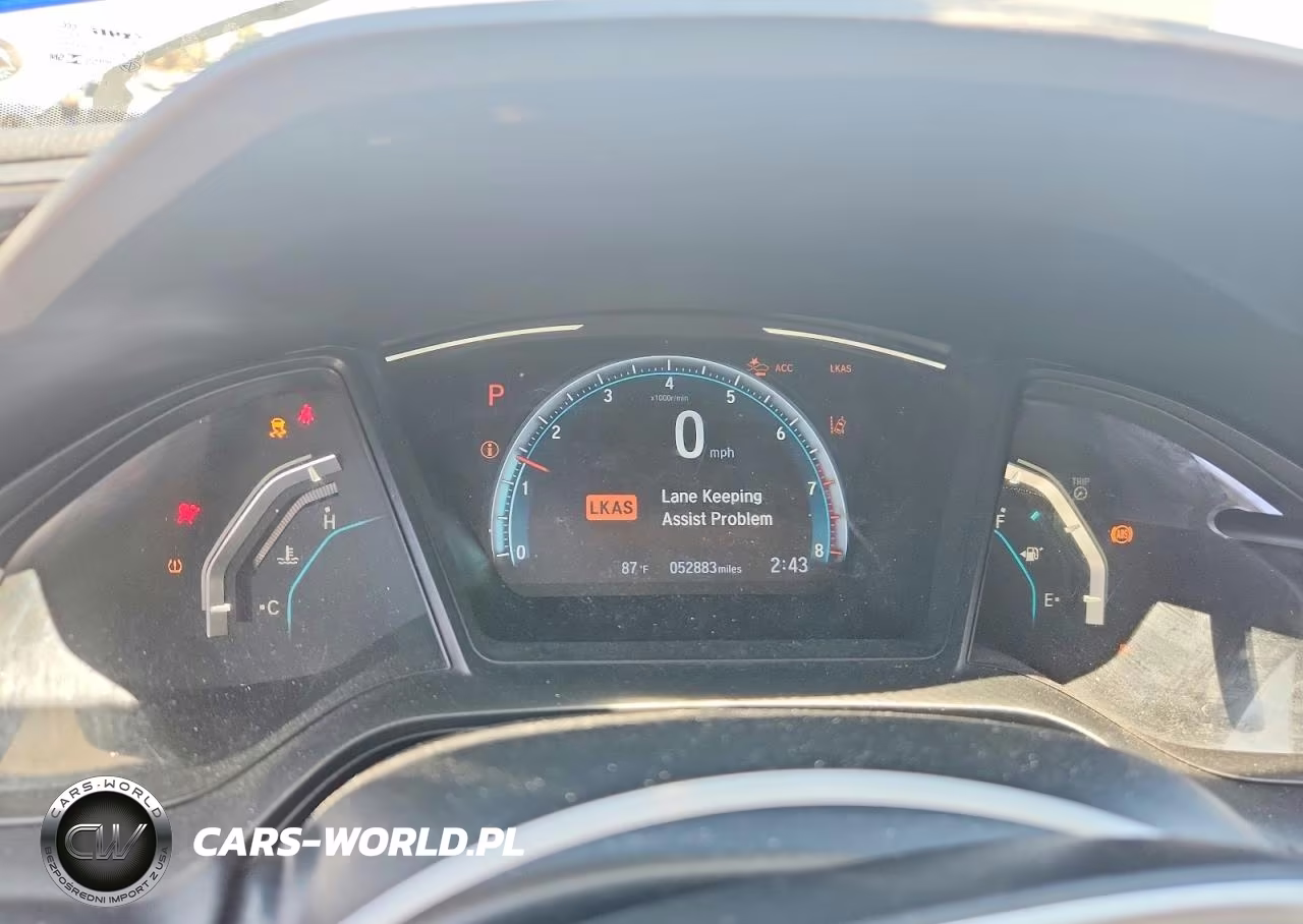 2020 Honda Civic Lx VIN:19XFC2F68LE027192 - 9