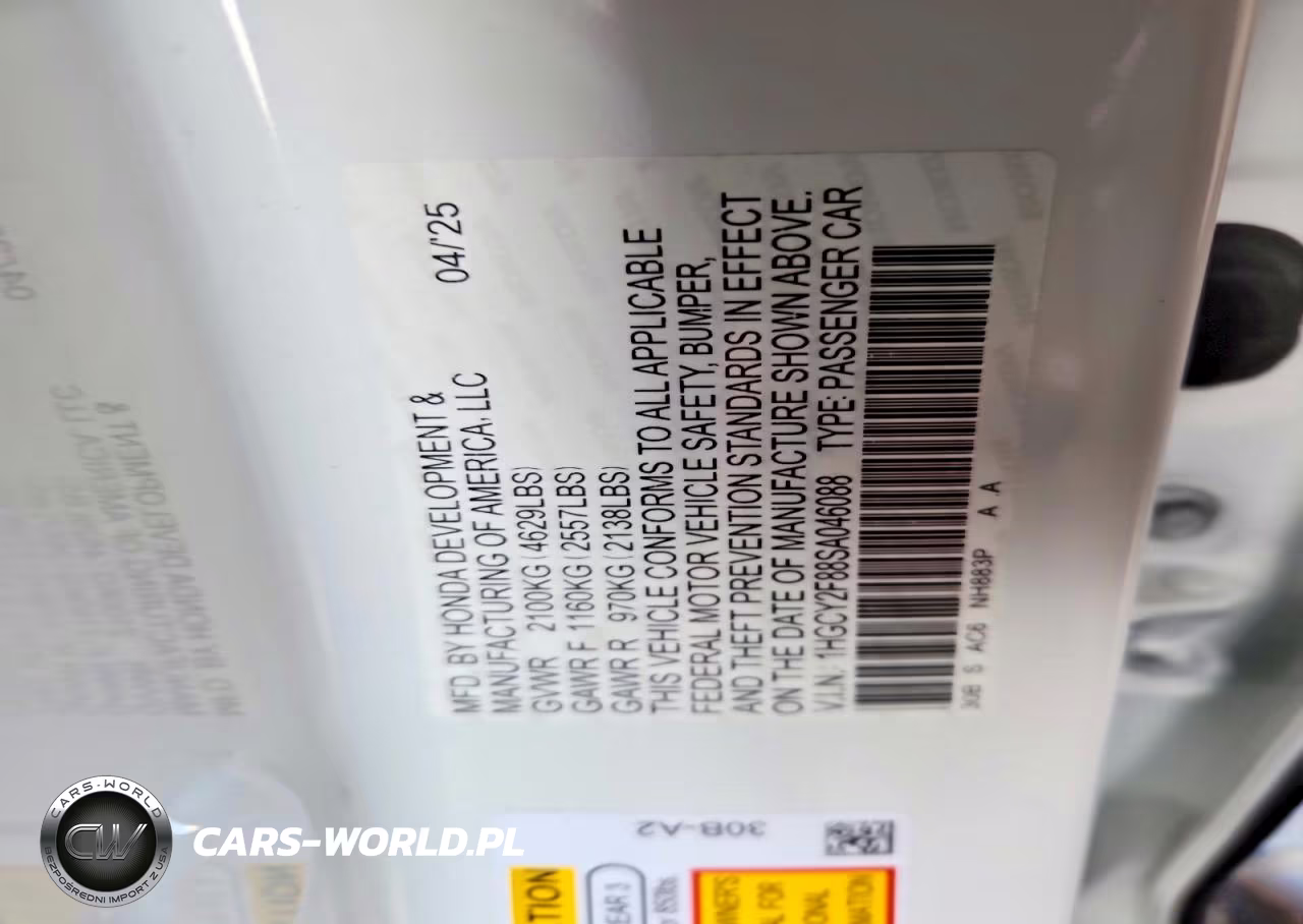 2025 Honda Accord Touring Hybrid VIN:1HGCY2F88SA046088 - 12