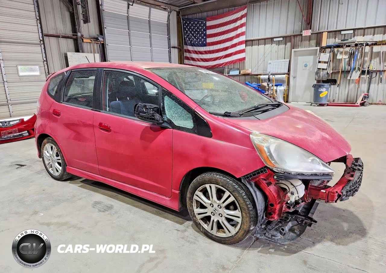 2009 Honda Fit Sport VIN:JHMGE88479S004388 - 4