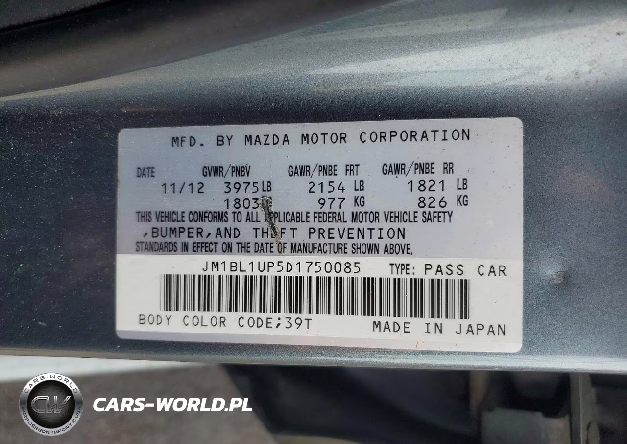 2013 Mazda 3 I VIN:JM1BL1UP5D1750085 - 12