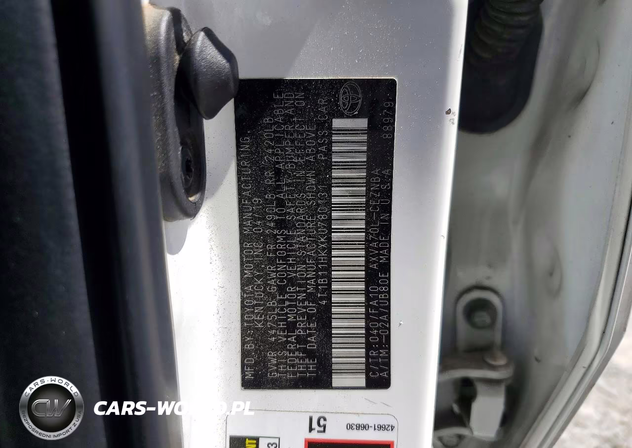 2019 Toyota Camry Le VIN:4T1B11HKXKU780131 - 12
