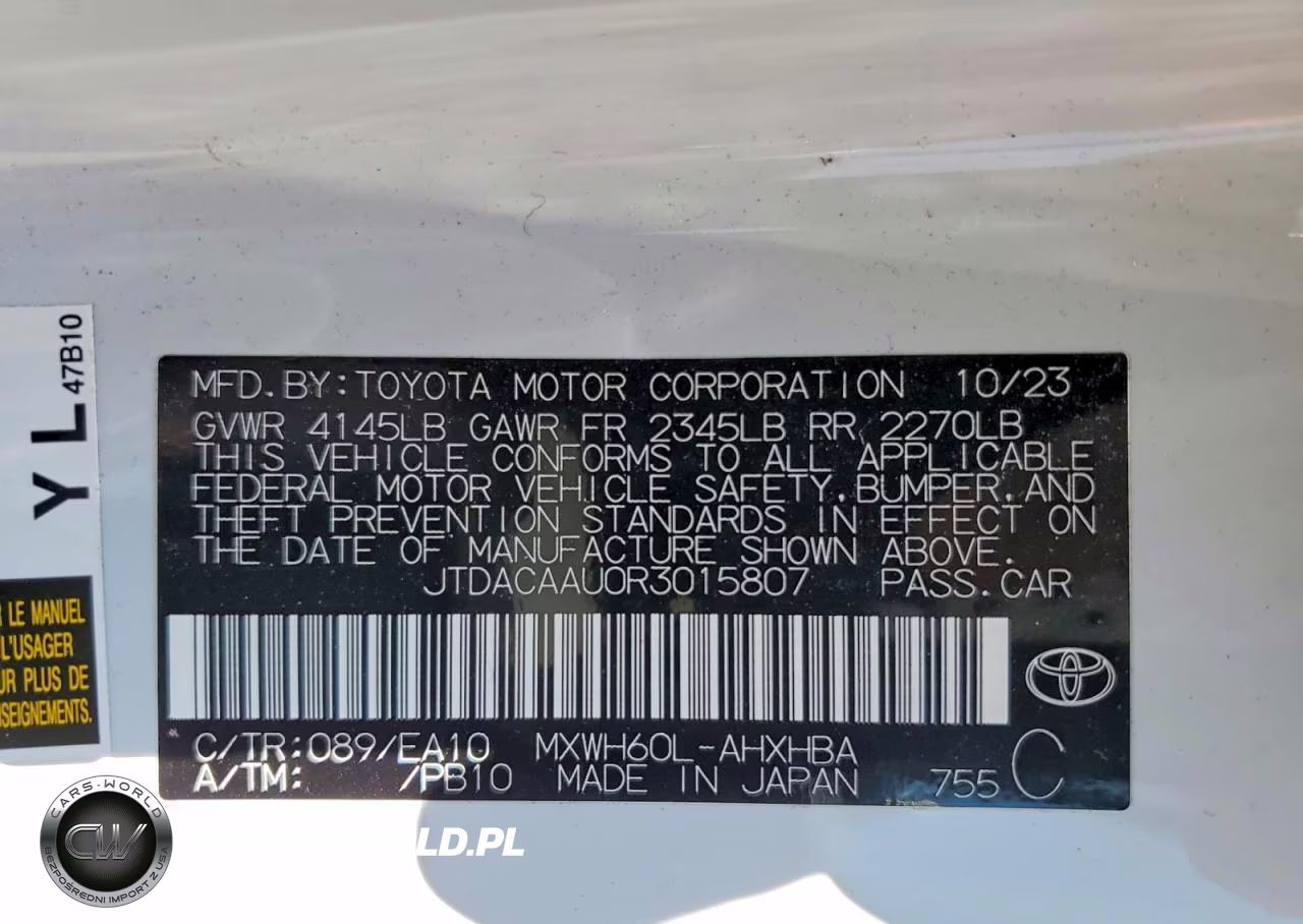 2024 Toyota Prius Limited VIN:JTDACAAU0R3015807 - 12