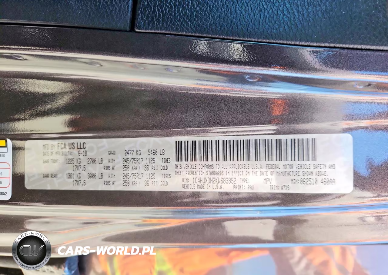 2019 Jeep Wrangler Unlimited Sport VIN:1C4HJXDN2KW683852 - 12