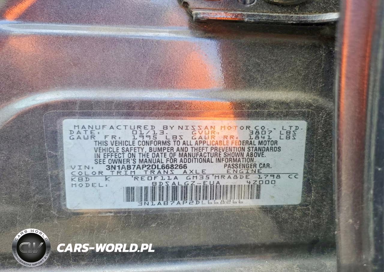 2013 Nissan Sentra S VIN:3N1AB7AP2DL668266 - 12