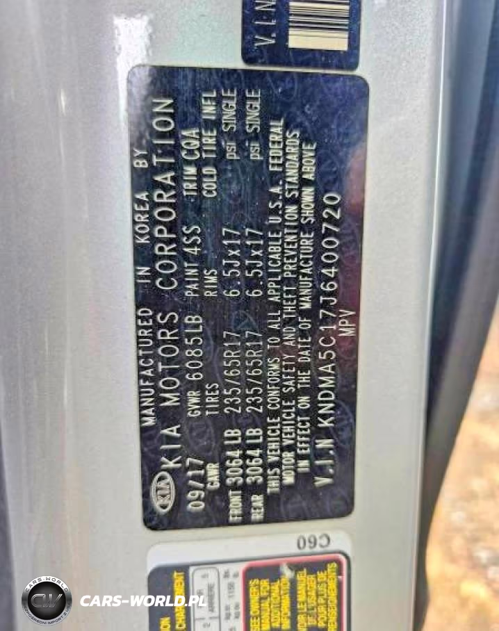2018 Kia Sedona L VIN:KNDMA5C17J6400720 - 10
