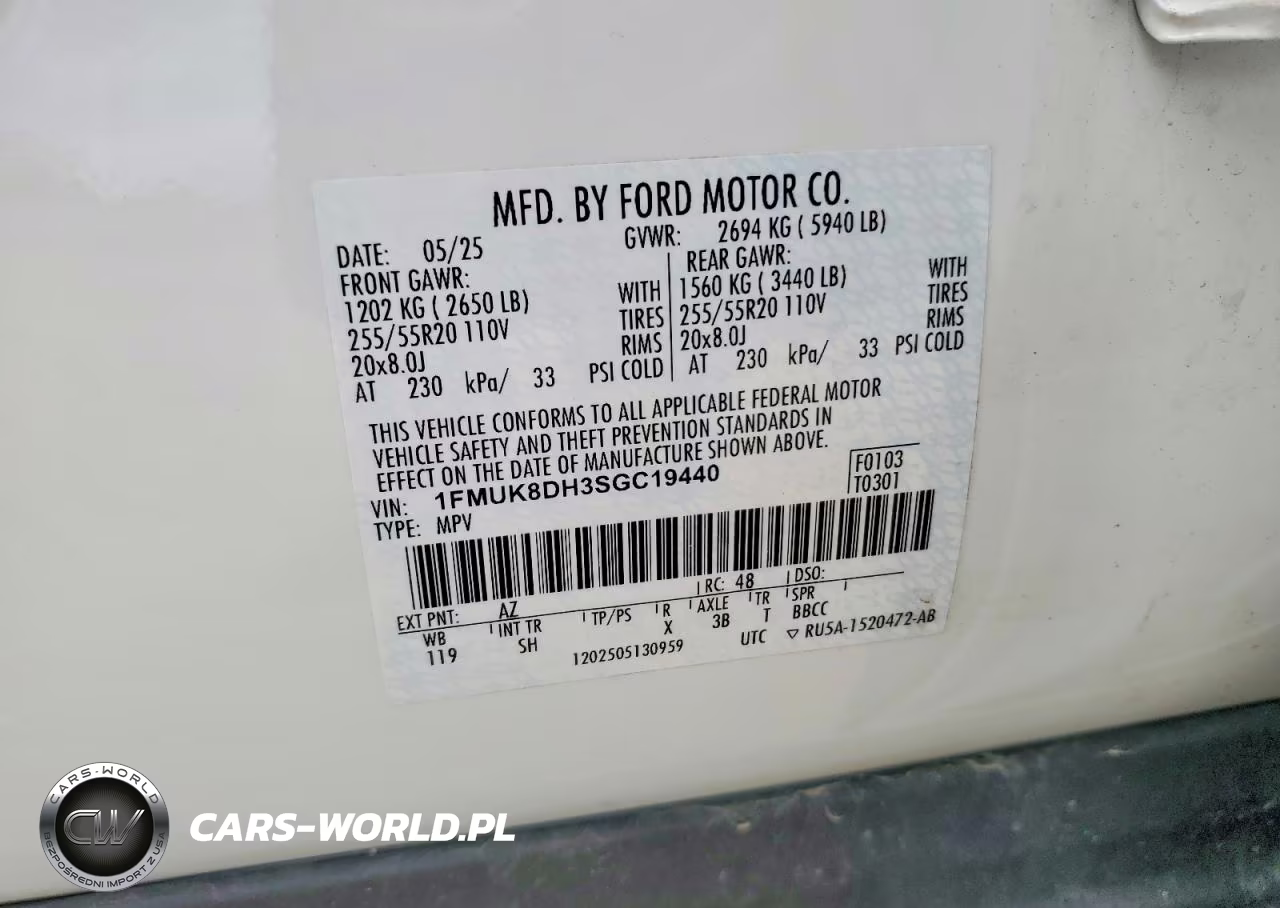 2025 Ford Explorer Active VIN:1FMUK8DH3SGC19440 - 13