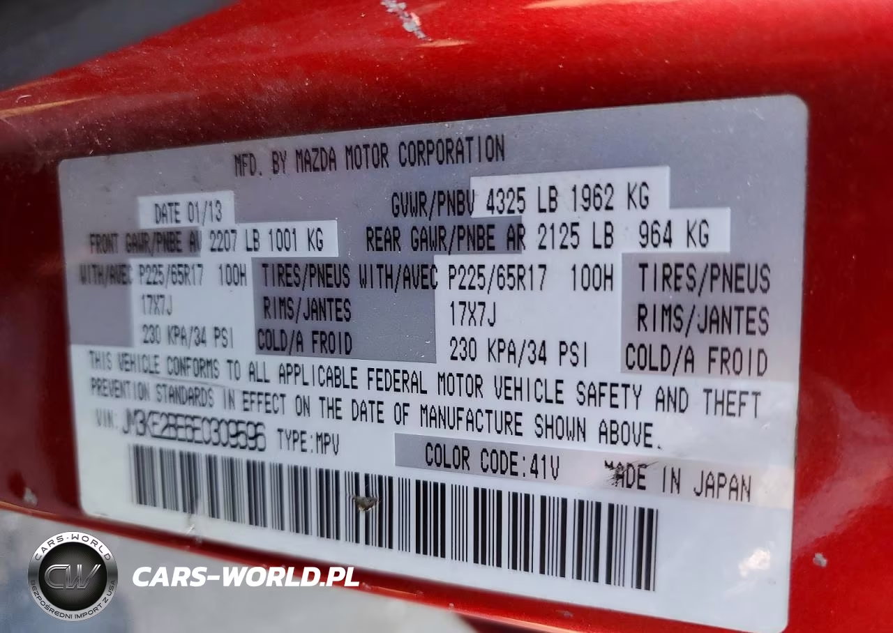 2014 Mazda Cx-5 Sport VIN:JM3KE2BE6E0309596 - 12