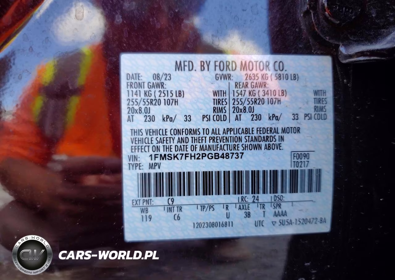 2023 Ford Explorer Limited VIN:1FMSK7FH2PGB48737 - 13