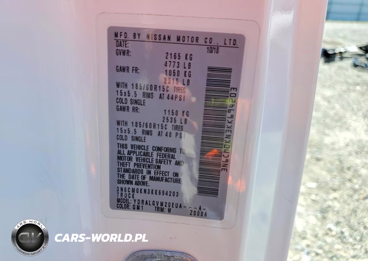2019 Nissan Nv200 Sv VIN:3N6CM0KN3KK694203 - 14