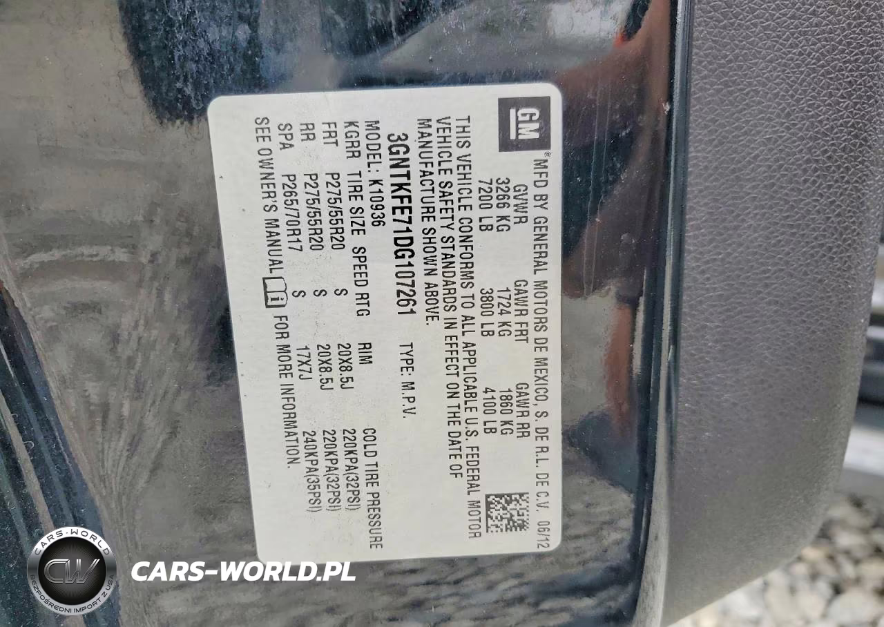 2013 Chevrolet Avalanche Lt VIN:3GNTKFE71DG107261 - 12