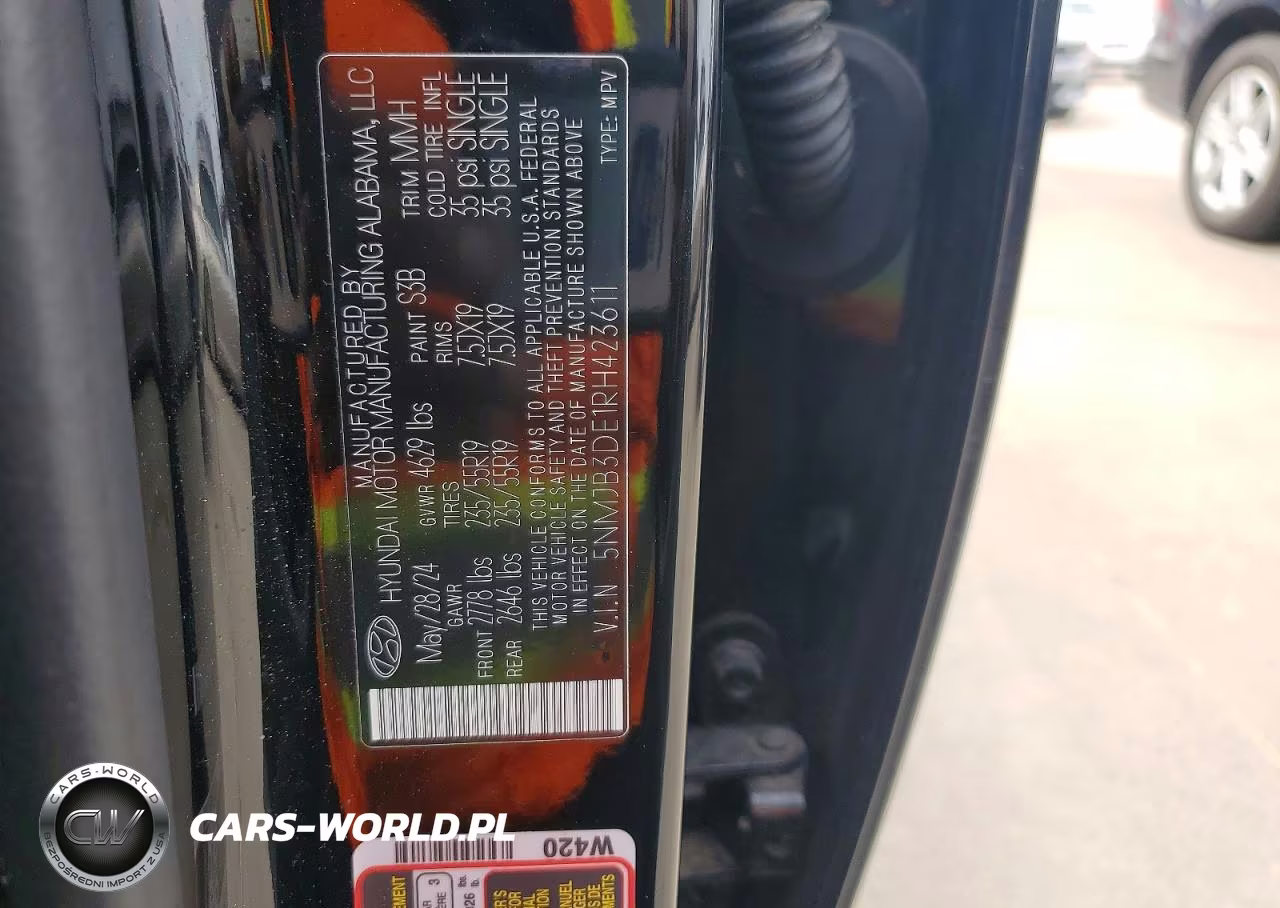 2024 Hyundai Tucson Sel VIN:5NMJB3DE1RH423611 - 13