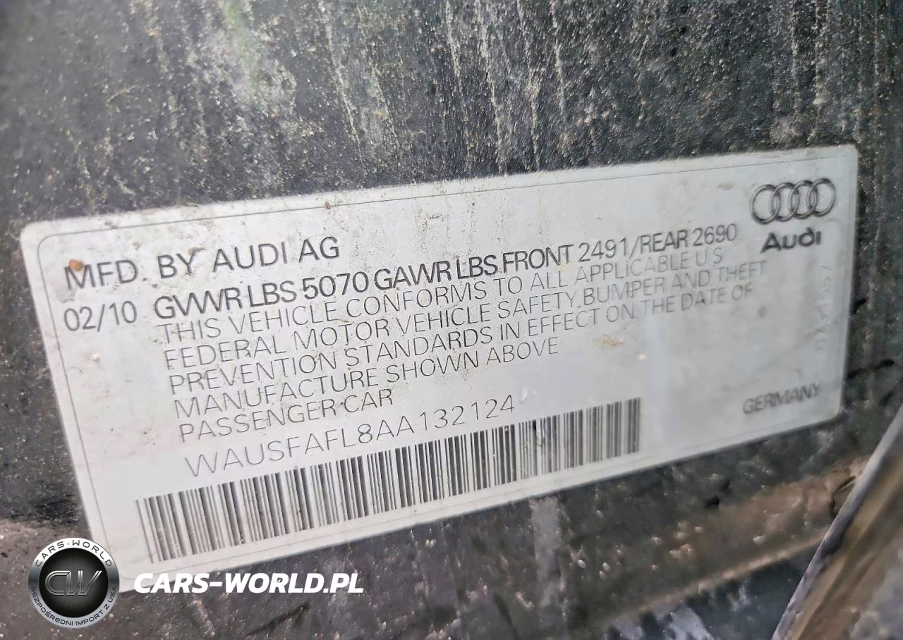 2010 Audi A4 Premium VIN:WAUSFAFL8AA132124 - 12