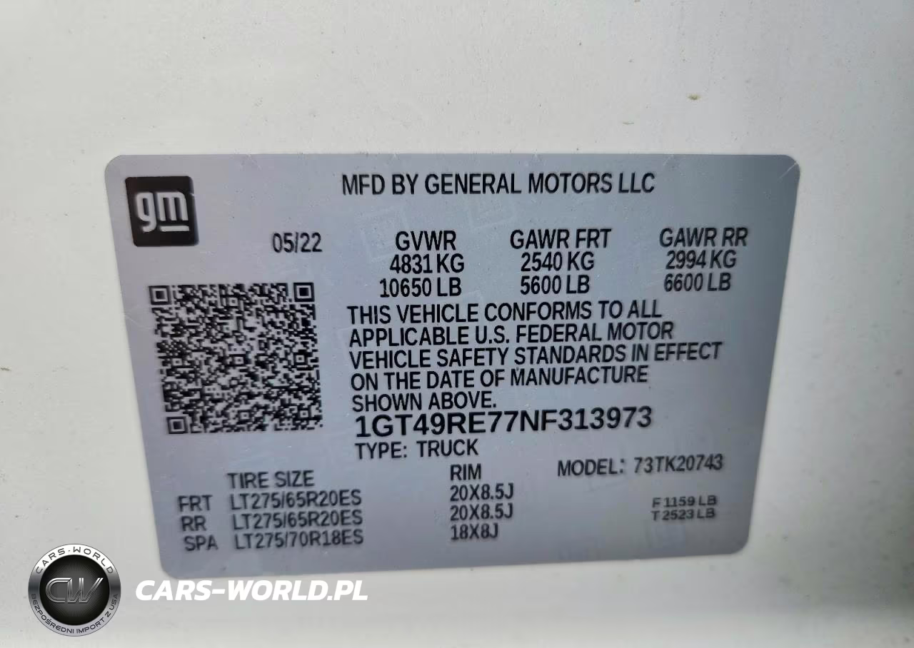 2022 GMC Sierra K2500 Denali VIN:1GT49RE77NF313973 - 13