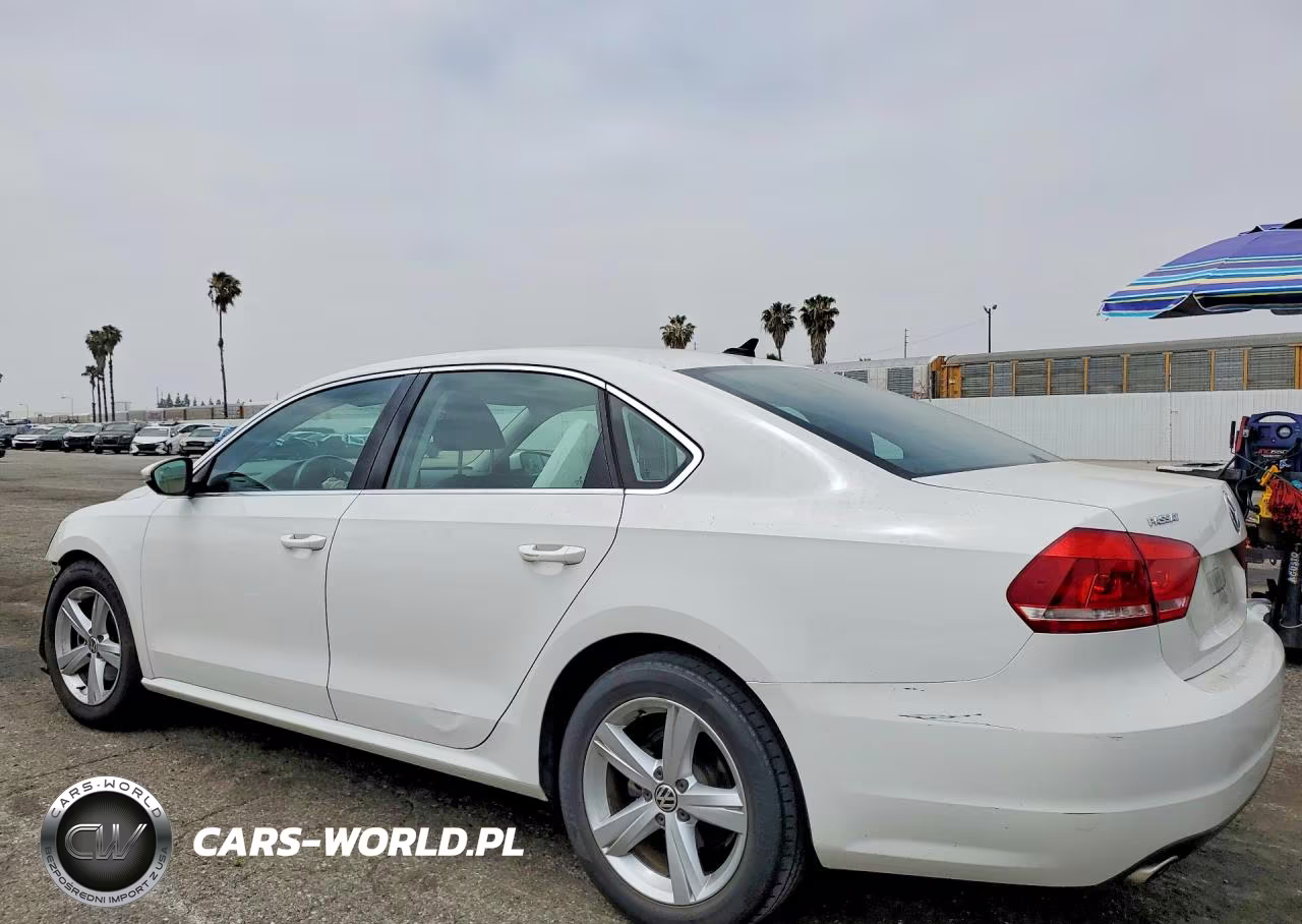 2012 Volkswagen Passat Se VIN:1VWBP7A36CC083620 - 2