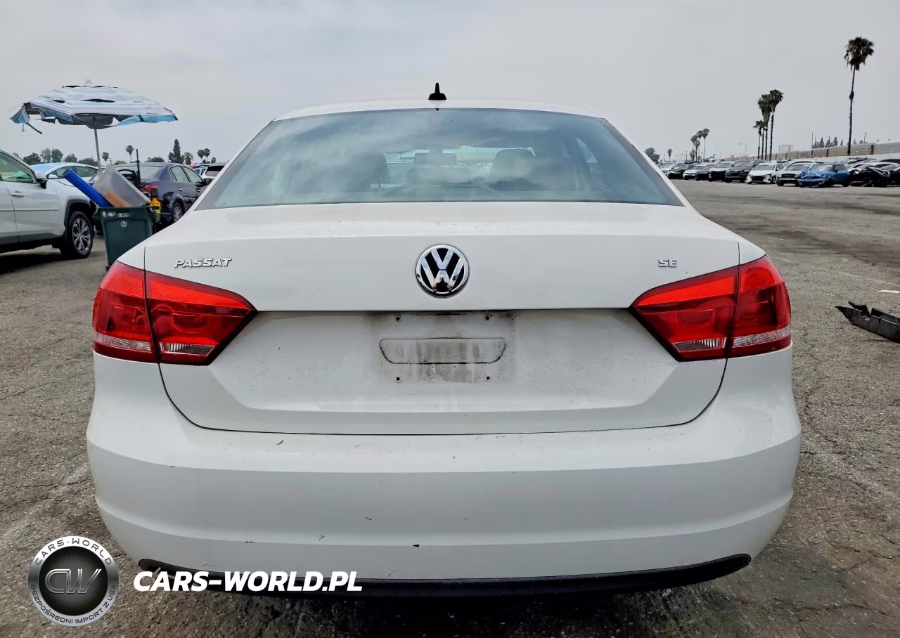 2012 Volkswagen Passat Se VIN:1VWBP7A36CC083620 - 6