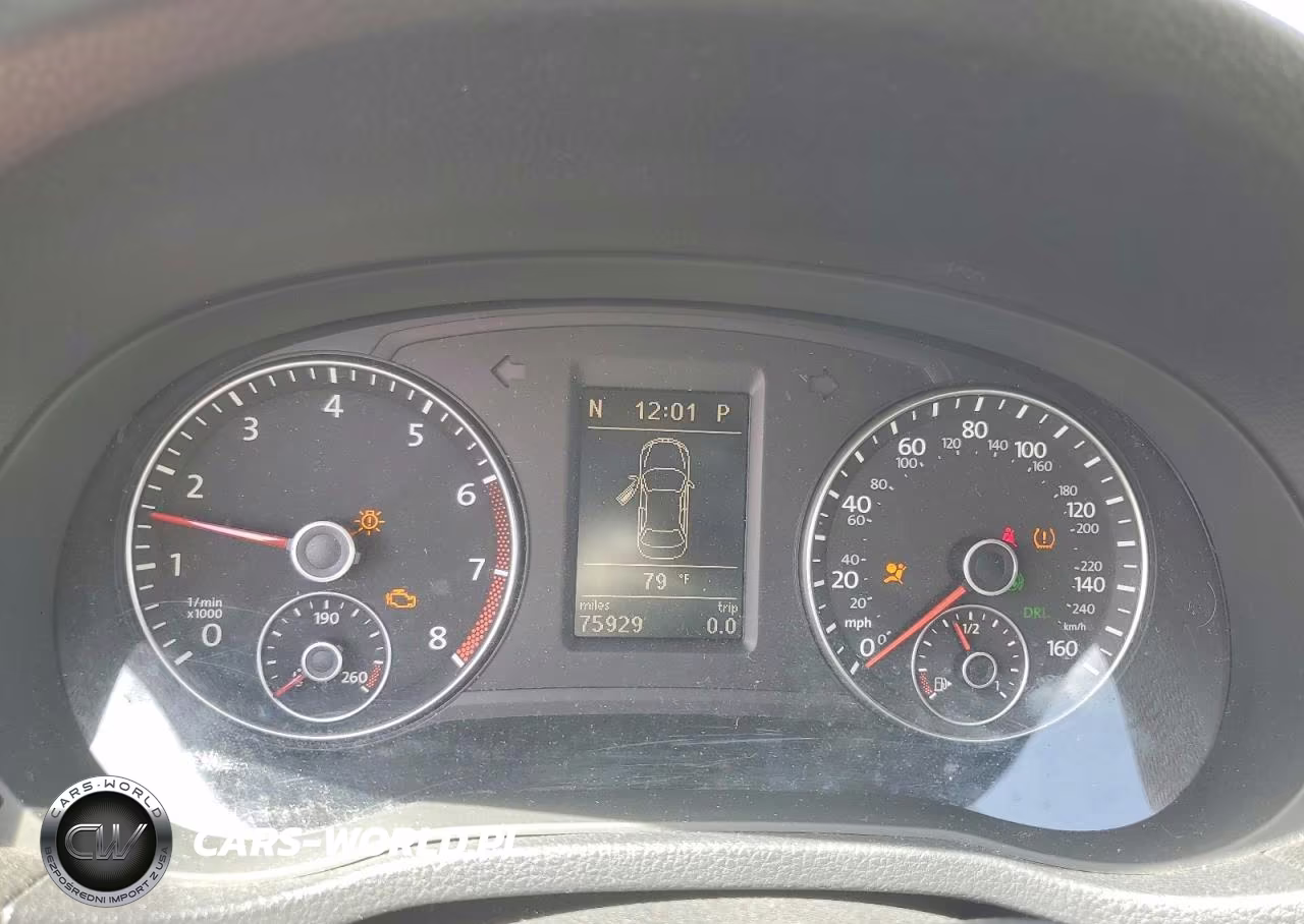 2012 Volkswagen Passat Se VIN:1VWBP7A36CC083620 - 9