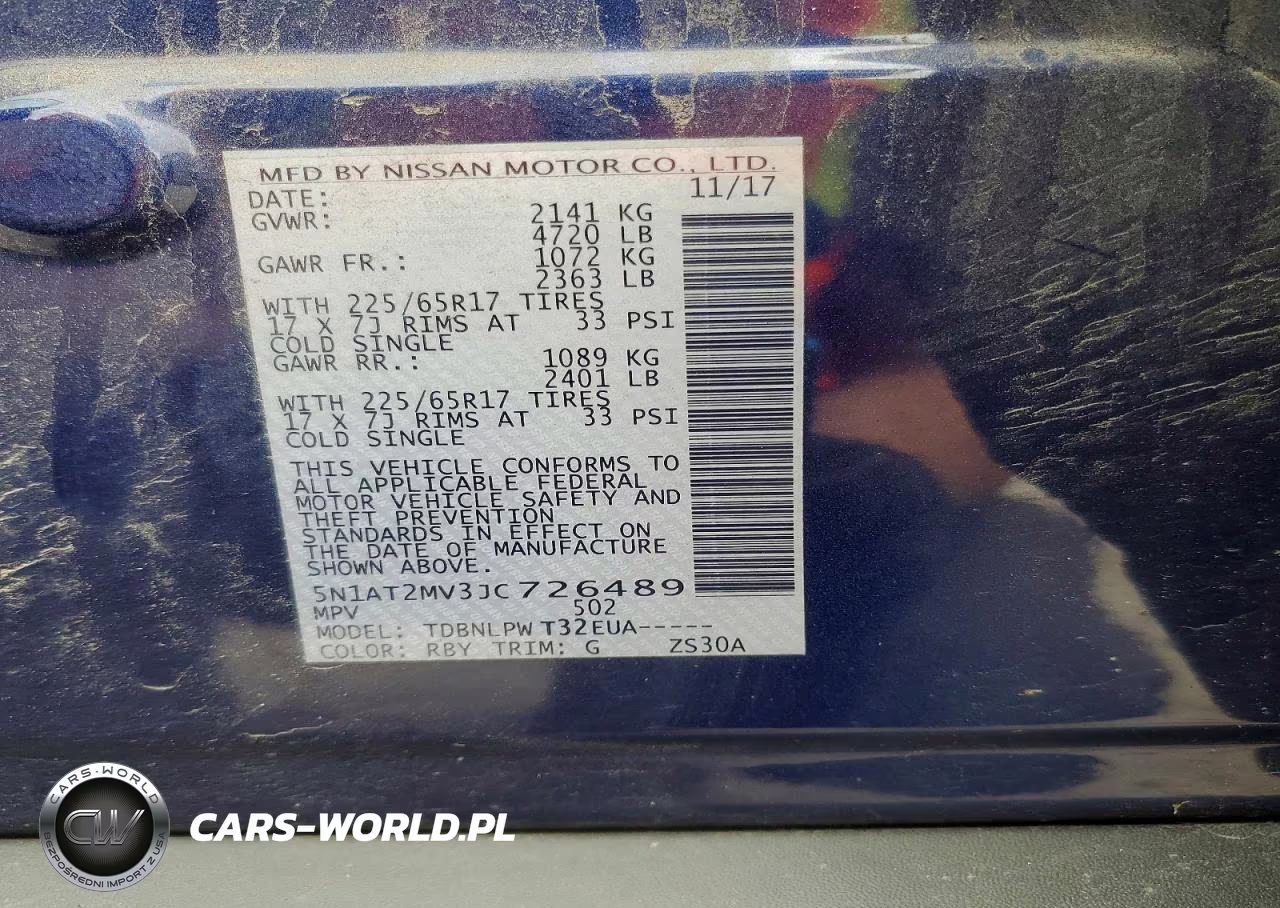 2018 Nissan Rogue S VIN:5N1AT2MV3JC726489 - 13