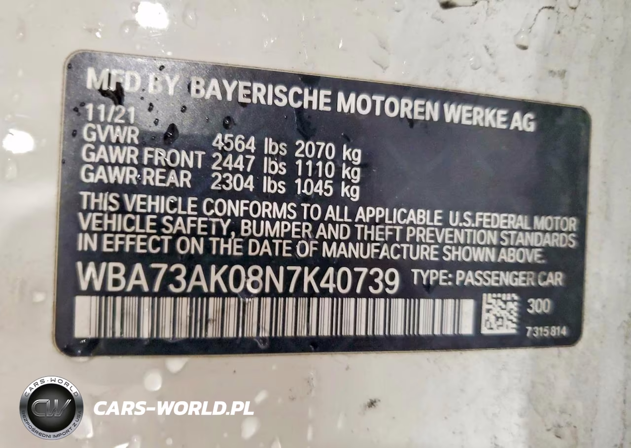 2022 BMW 228Xi VIN:WBA73AK08N7K40739 - 12