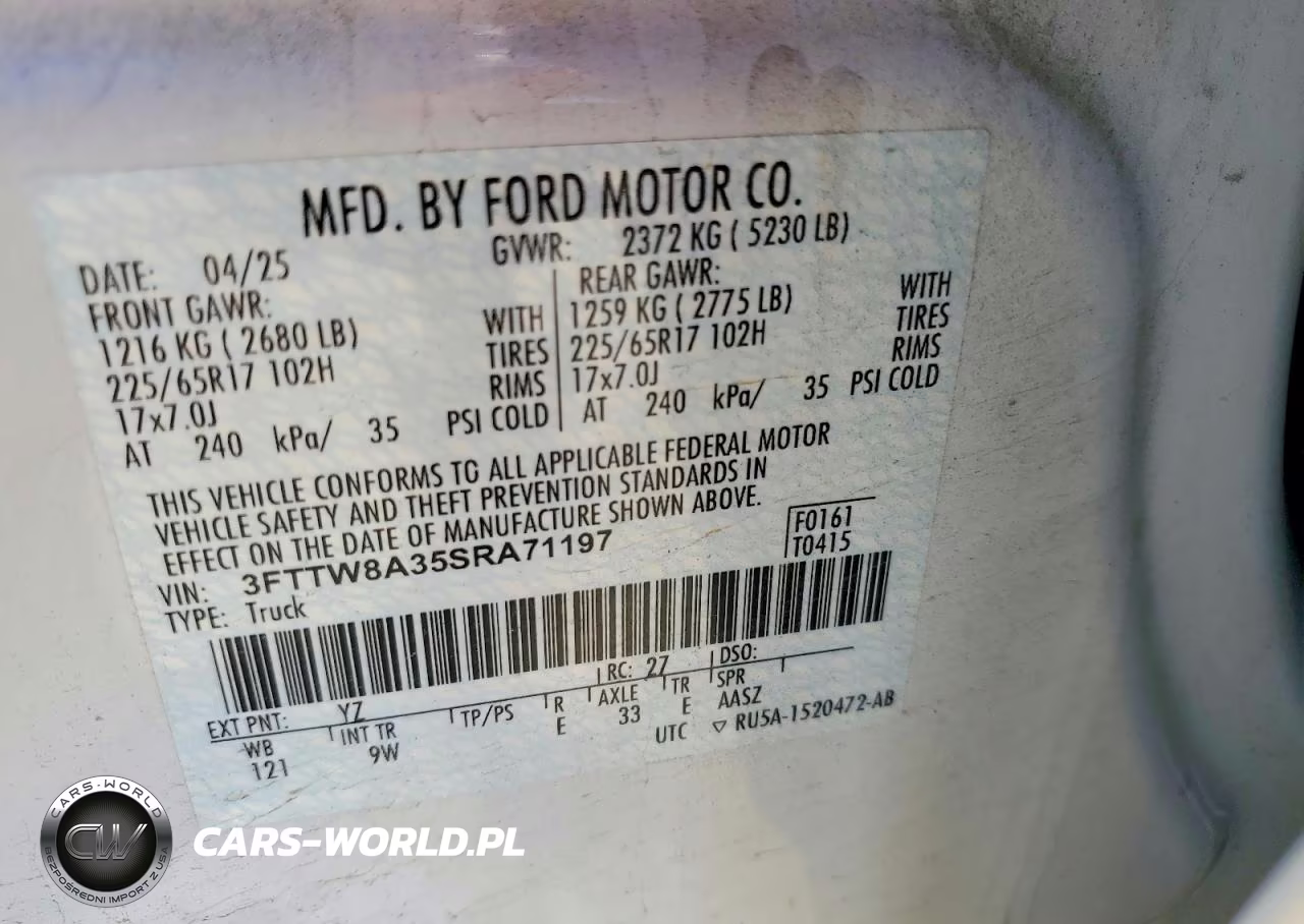 2025 Ford Maverick Xl VIN:3FTTW8A35SRA71197 - 13