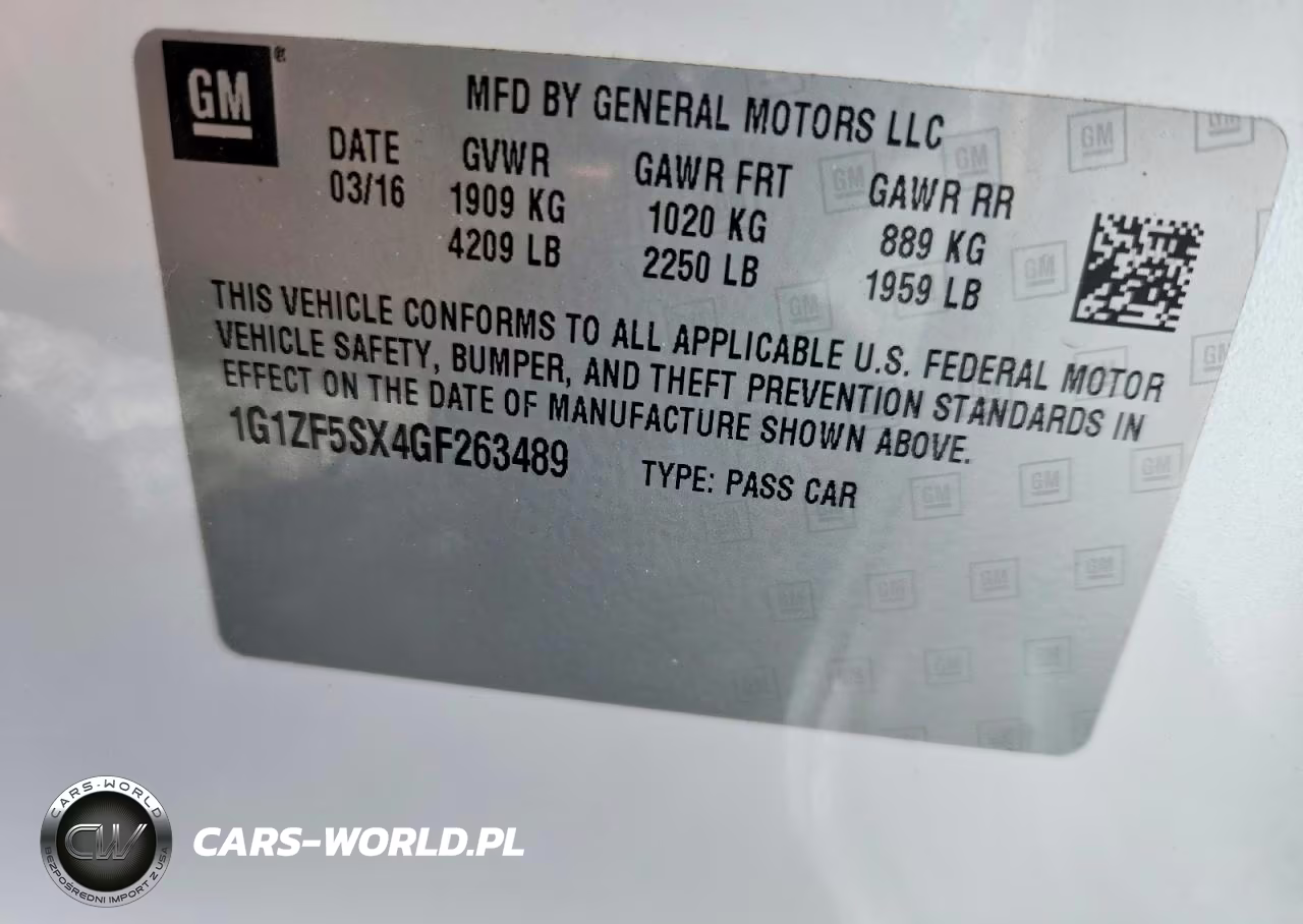 2016 Chevrolet Malibu Lt VIN:1G1ZF5SX4GF263489 - 12