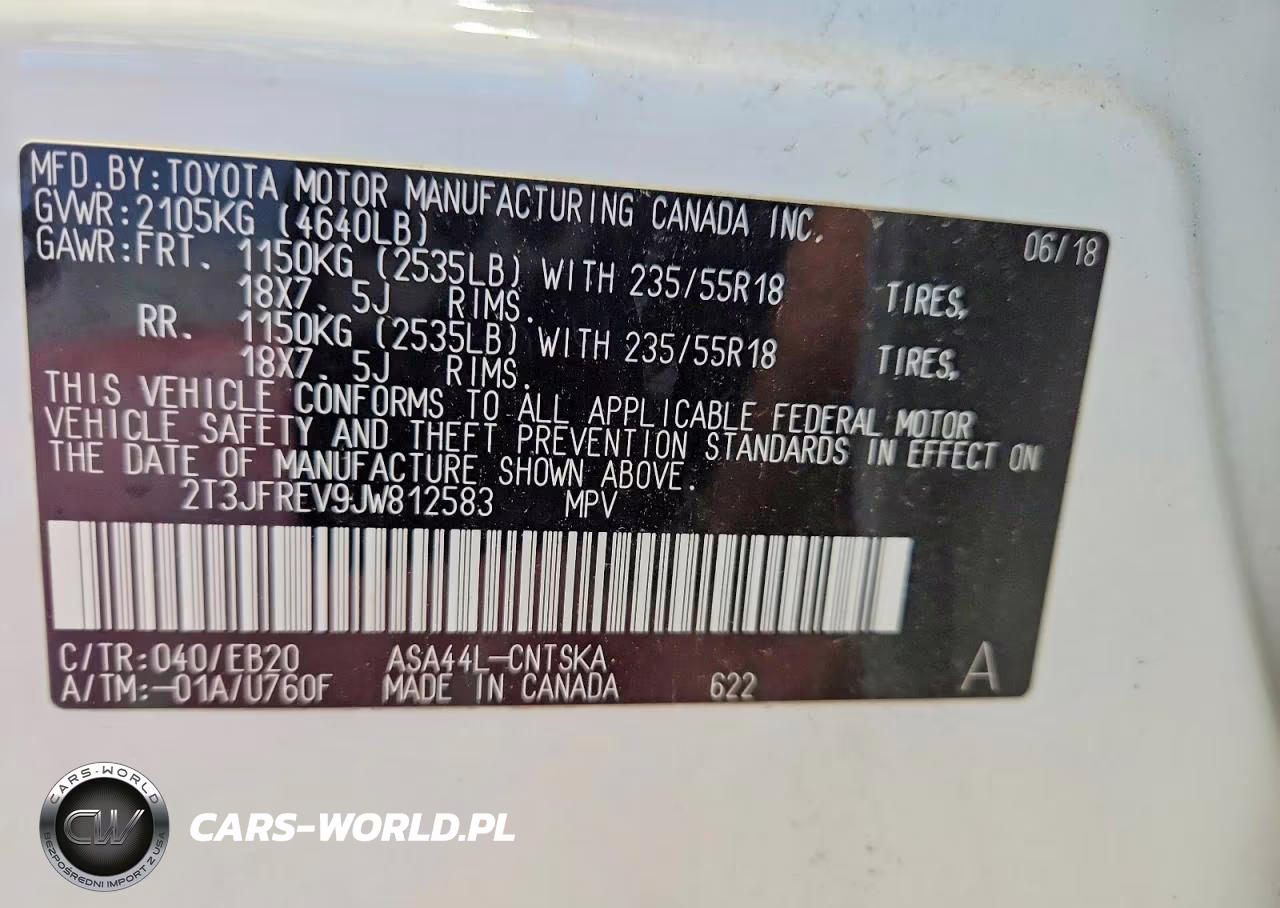 2018 Toyota Rav4 Se VIN:2T3JFREV9JW812583 - 13