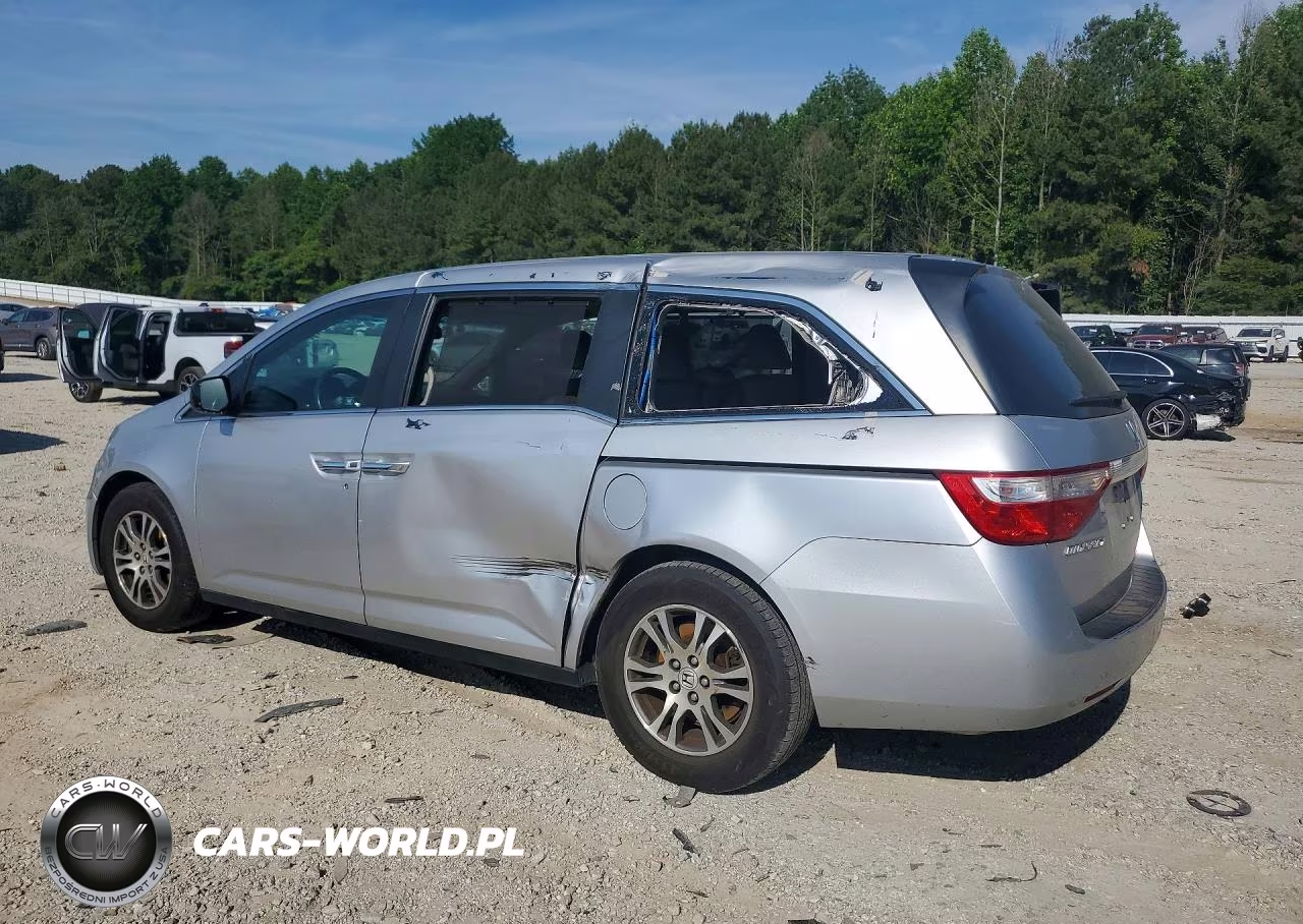 2012 Honda Odyssey Exl VIN:5FNRL5H62CB101955 - 2