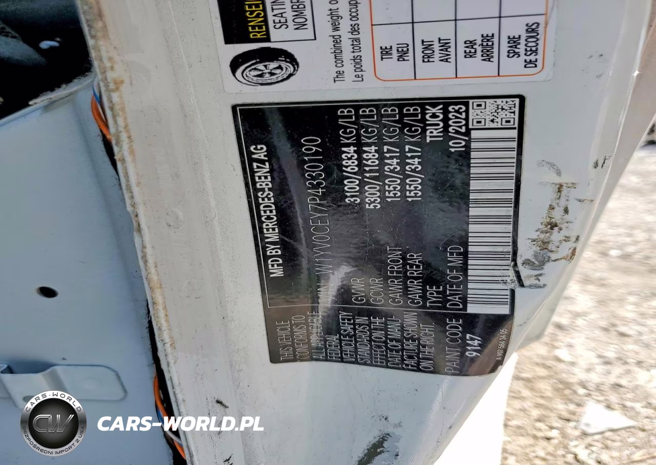 2023 Mercedes-Benz Metris VIN:W1YV0CEY7P4330190 - 13