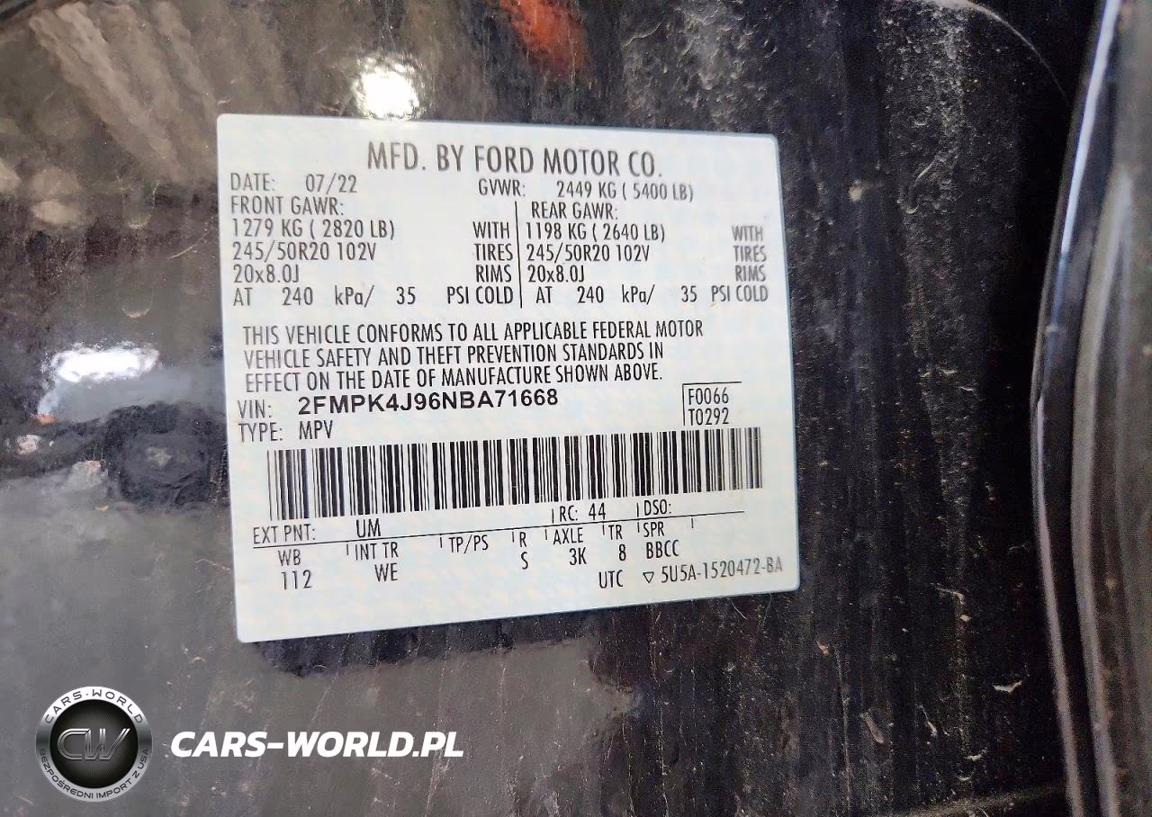 2022 Ford Edge Sel VIN:2FMPK4J96NBA71668 - 13