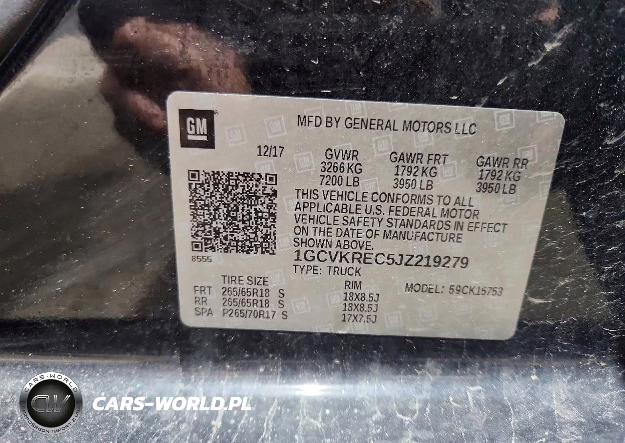 2018 Chevrolet Silverado K1500 Lt VIN:1GCVKREC5JZ219279 - 12