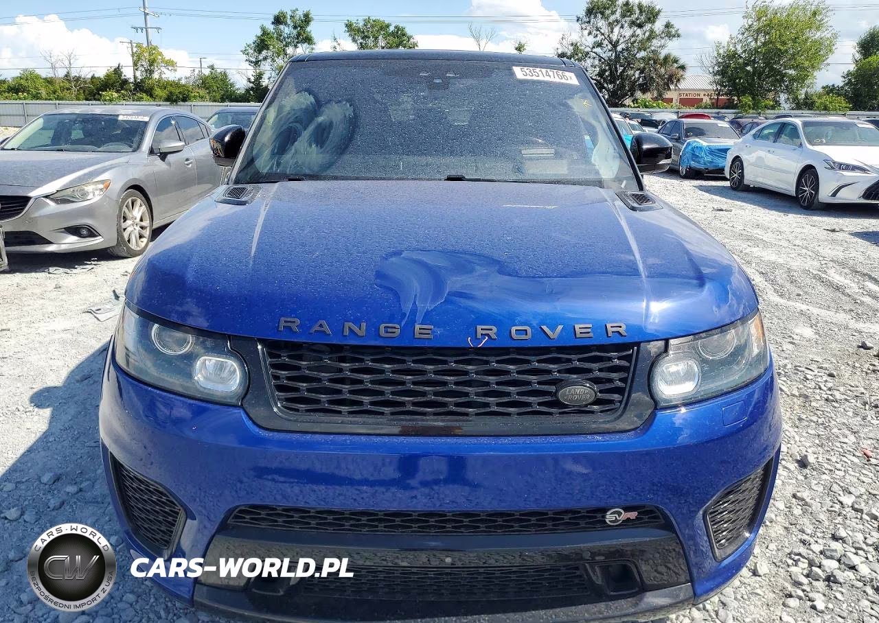 2017 Land Rover Range Rover Sport Svr VIN:SALWZ2FE5HA164910 - 5