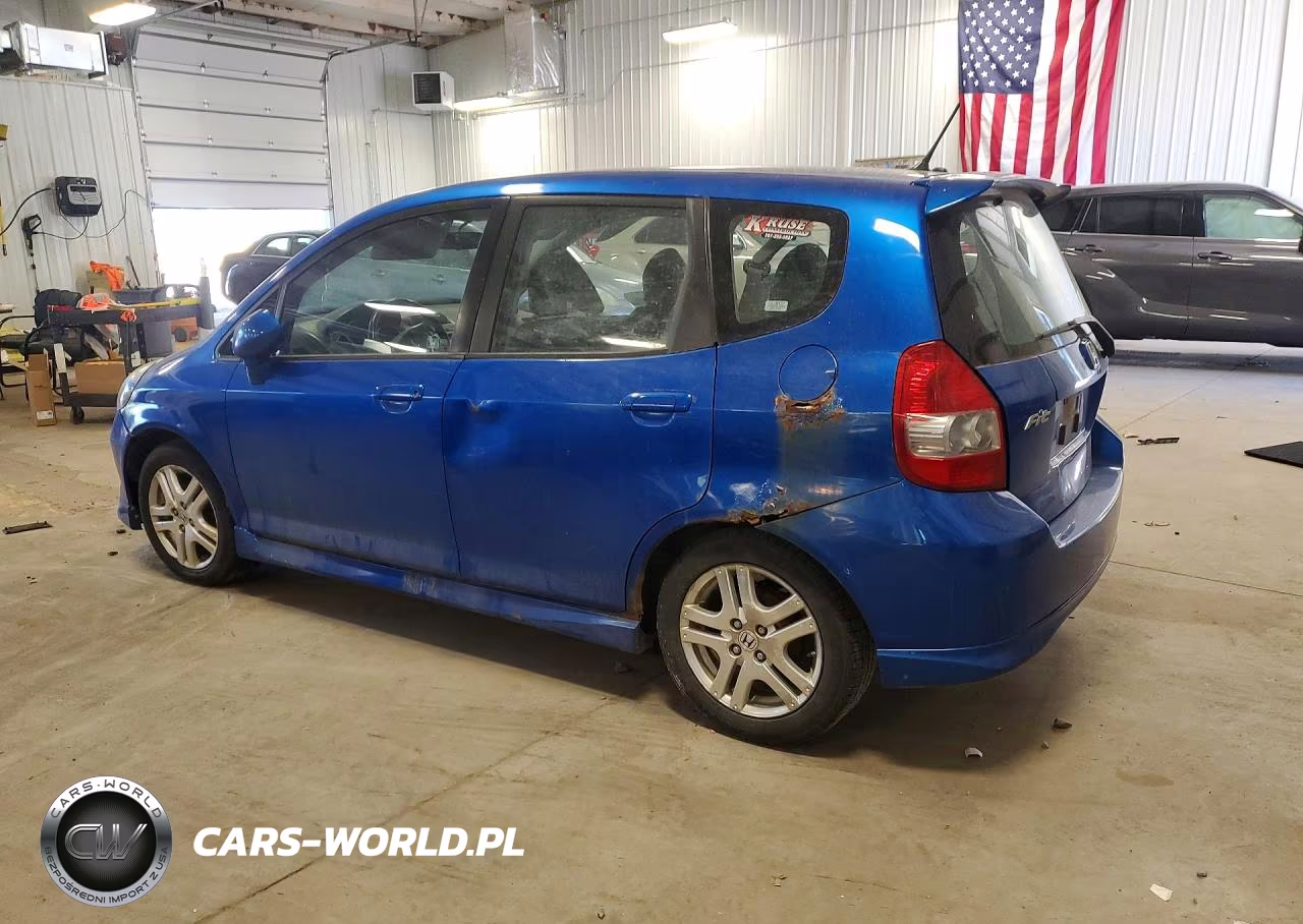 2008 Honda Fit Sport VIN:JHMGD37608S065184 - 2