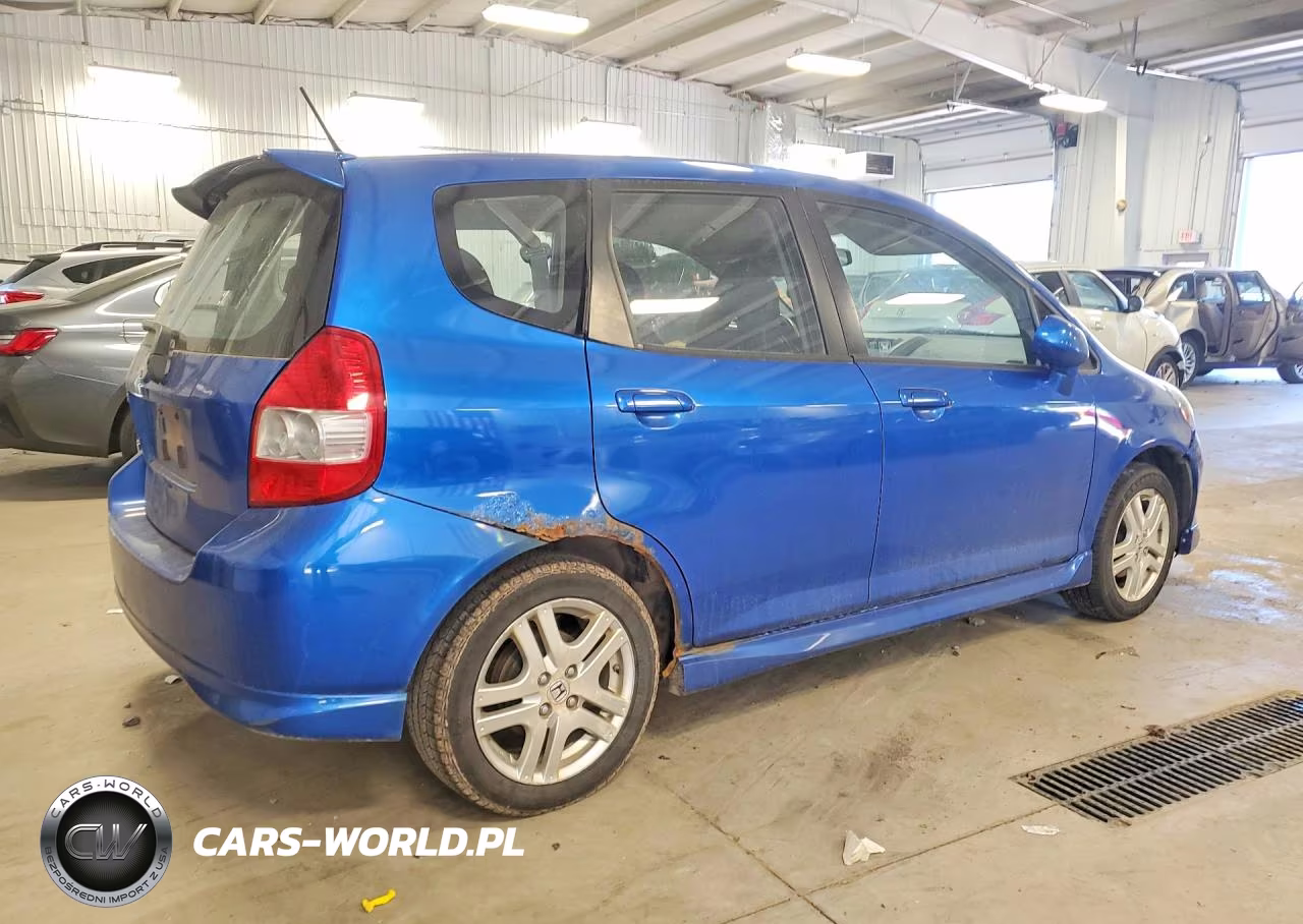 2008 Honda Fit Sport VIN:JHMGD37608S065184 - 3