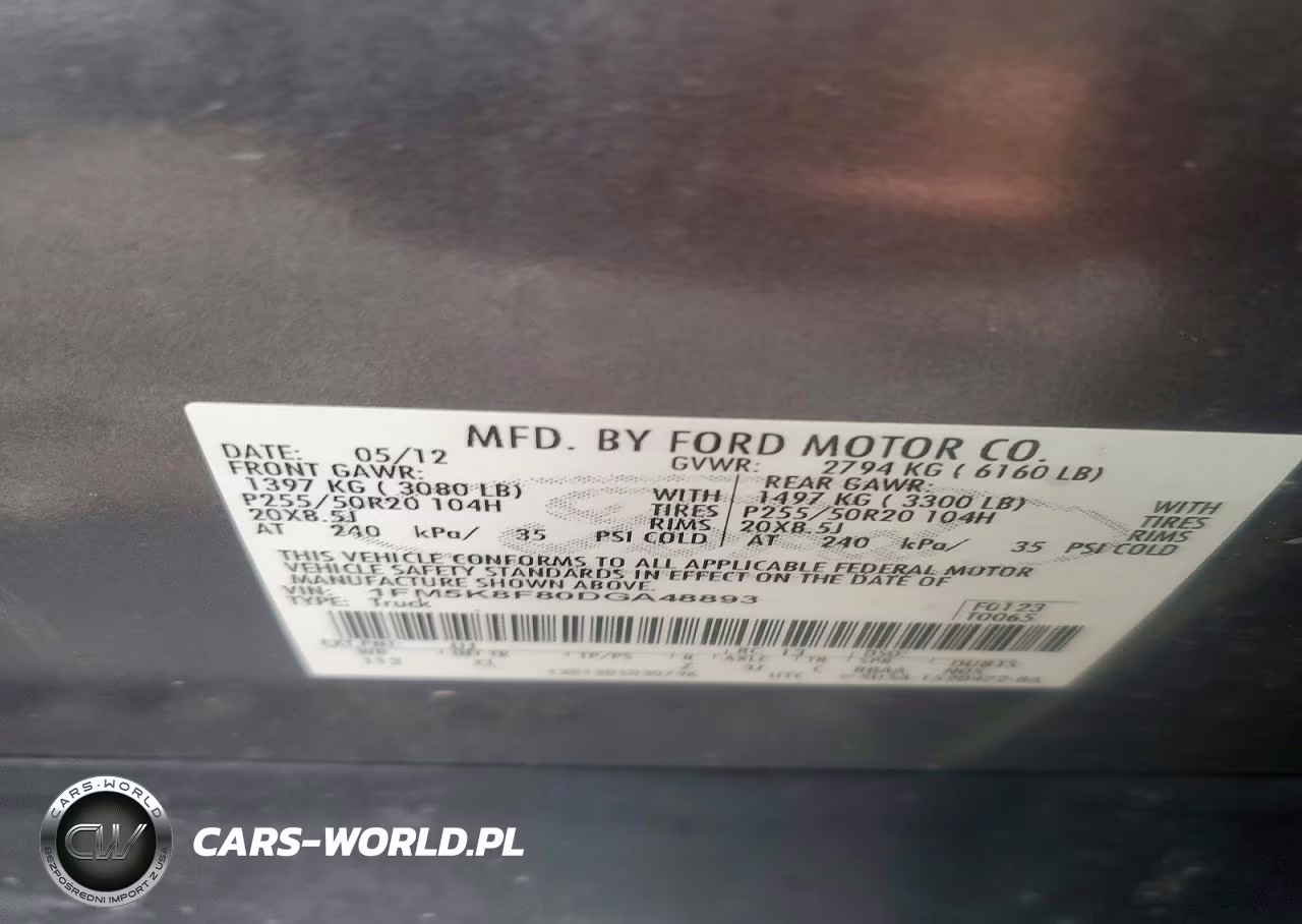 2013 Ford Explorer Limited VIN:1FM5K8F80DGA48893 - 13