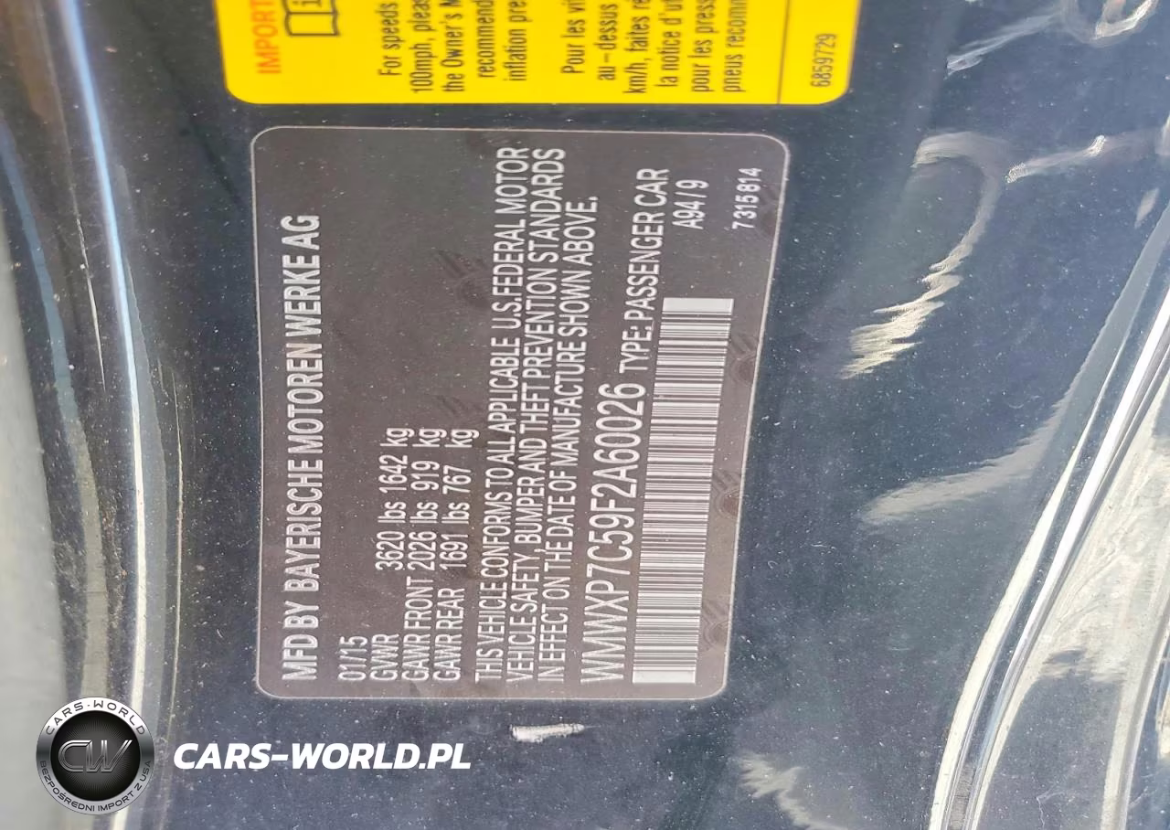 2015 Mini Cooper S VIN:WMWXP7C59F2A60026 - 12