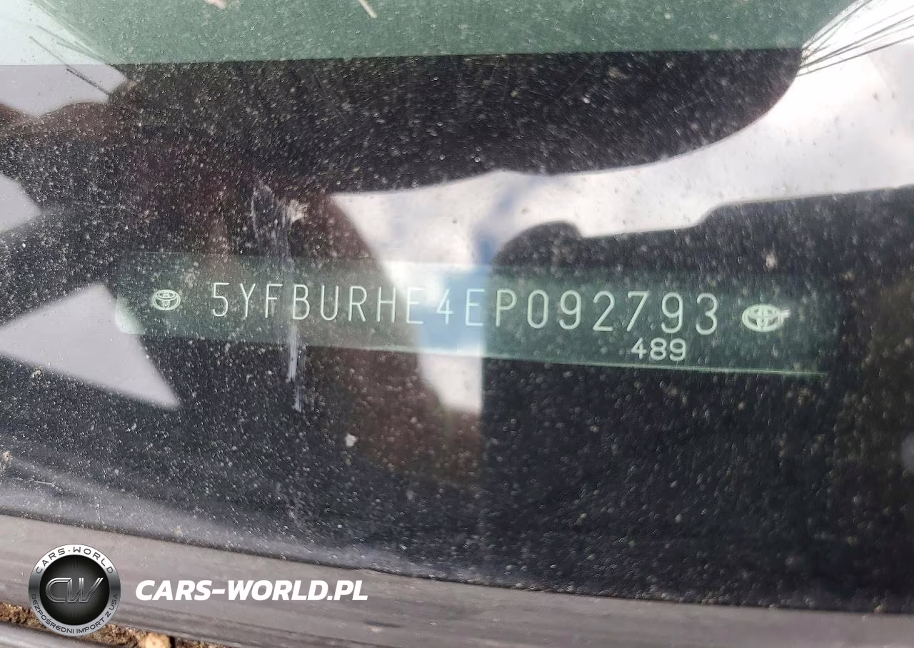 2014 Toyota Corolla Le VIN:5YFBURHE4EP092793 - 12