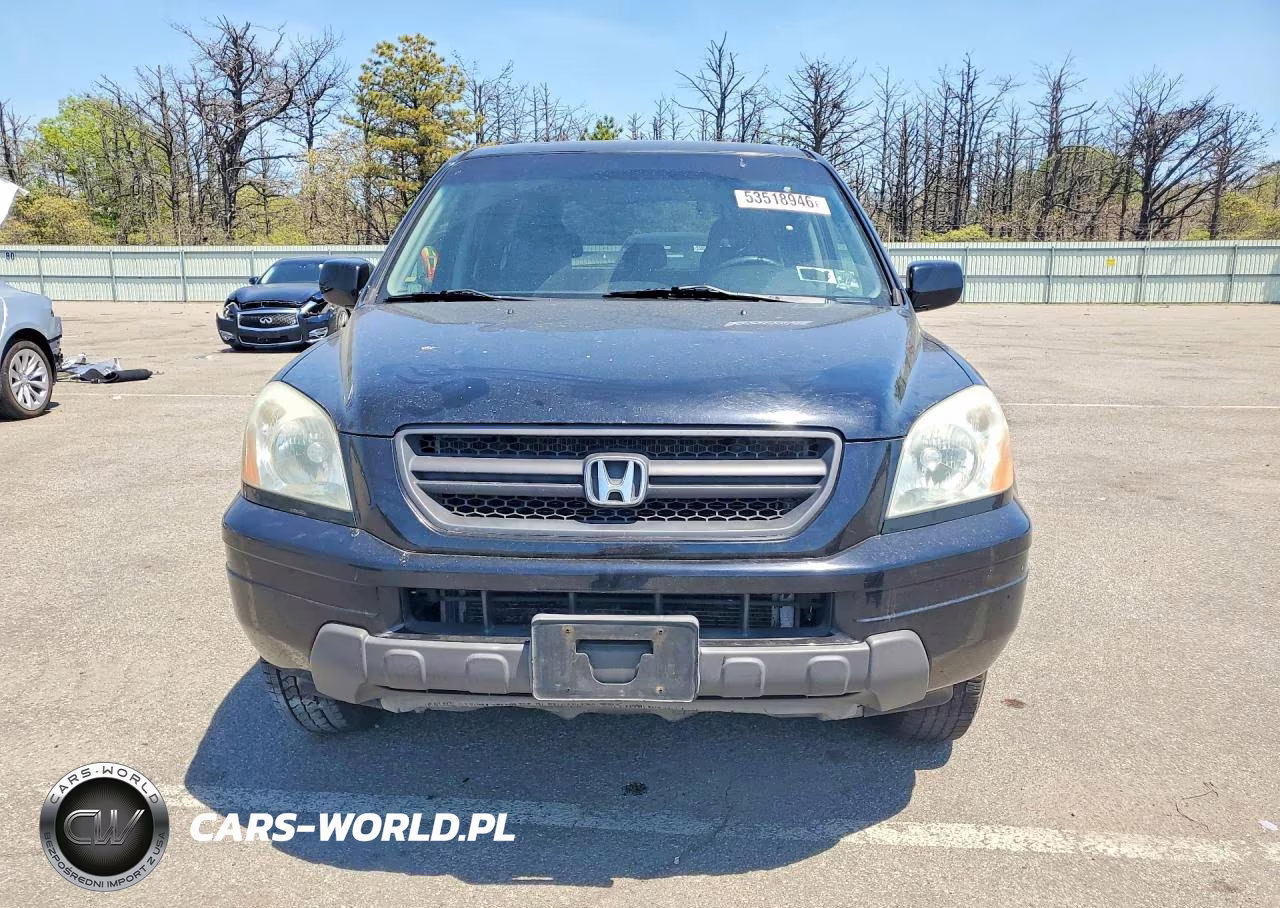 2003 Honda Pilot Exl VIN:2HKYF18513H532596 - 5