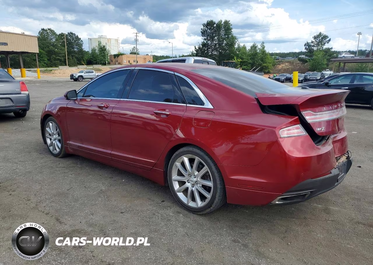 2015 Lincoln Mkz VIN:3LN6L2G9XFR612020 - 2