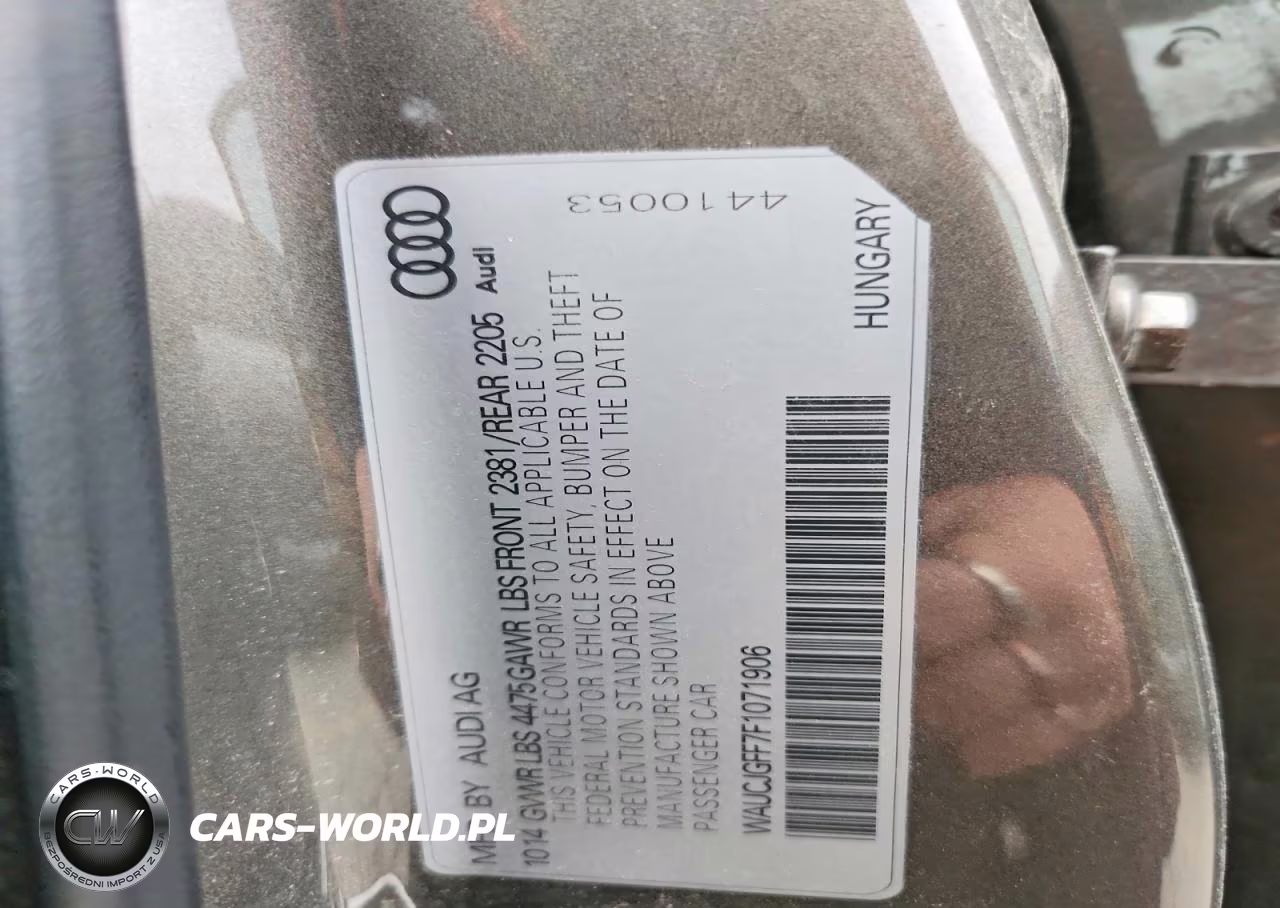 2015 Audi A3 Premium Plus VIN:WAUCJGFF7F1071906 - 12