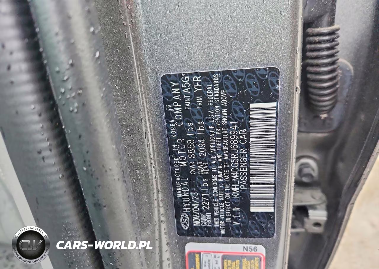 2024 Hyundai Elantra Sel VIN:KMHLM4DG5RU689941 - 12