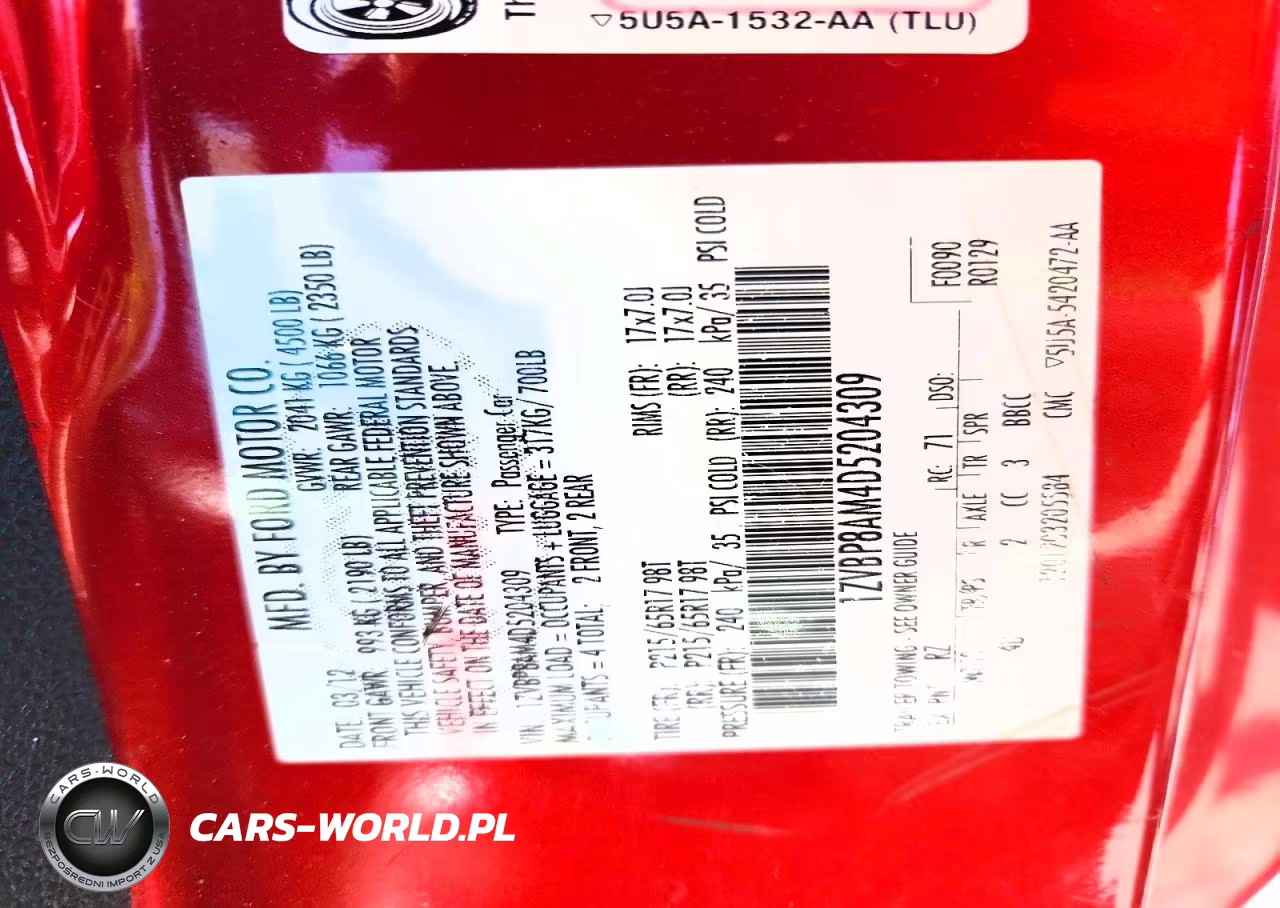2013 Ford Mustang VIN:1ZVBP8AM4D5204309 - 13