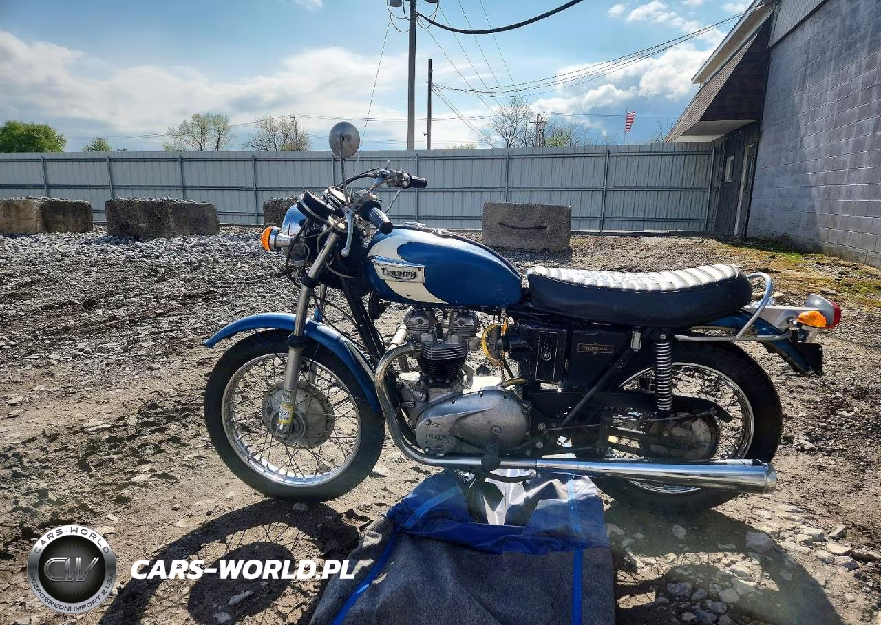 1972 Triu Tr6C Trophy 650 VIN:TR6RAG44452 - 3