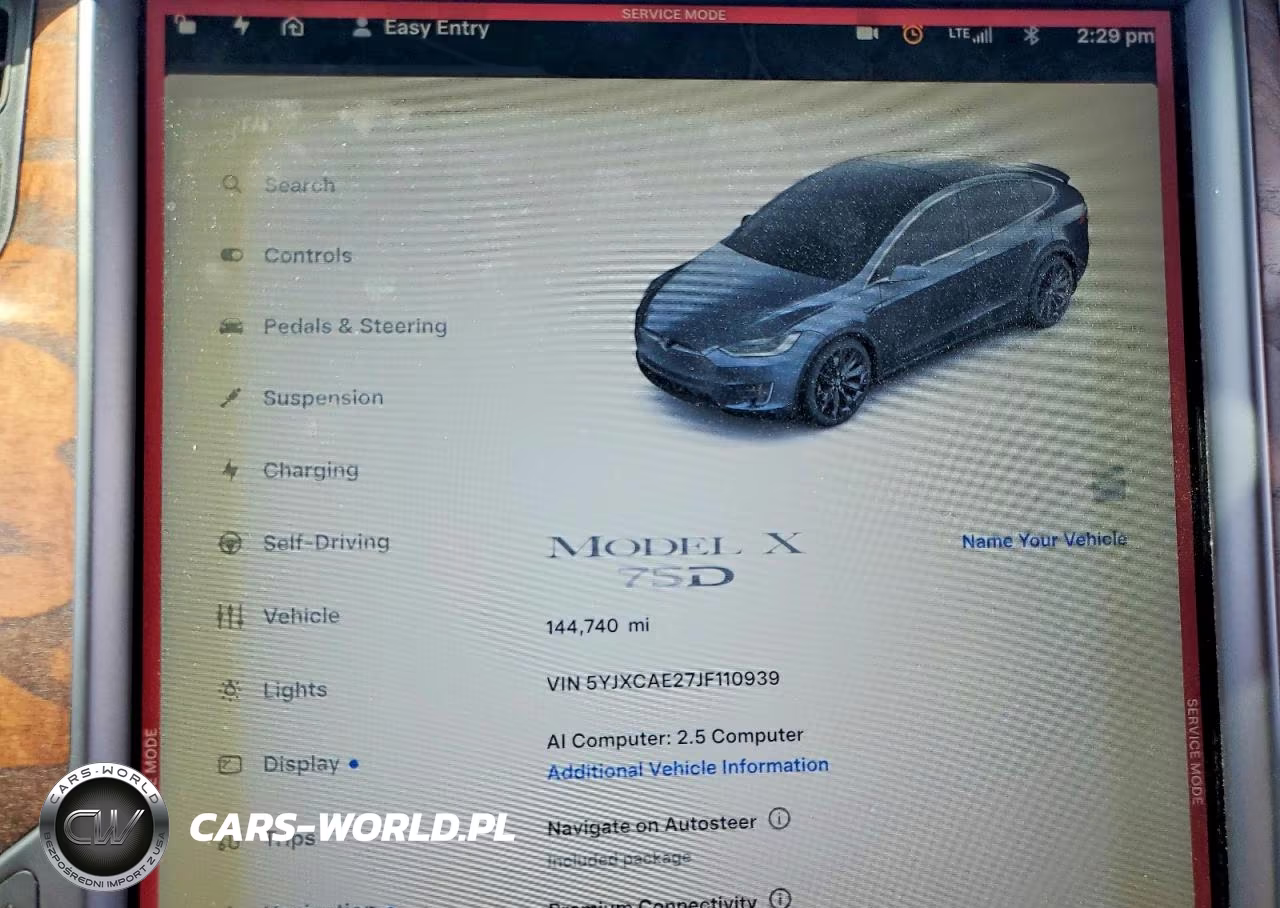 2018 Tesla Model X VIN:5YJXCAE27JF110939 - 9