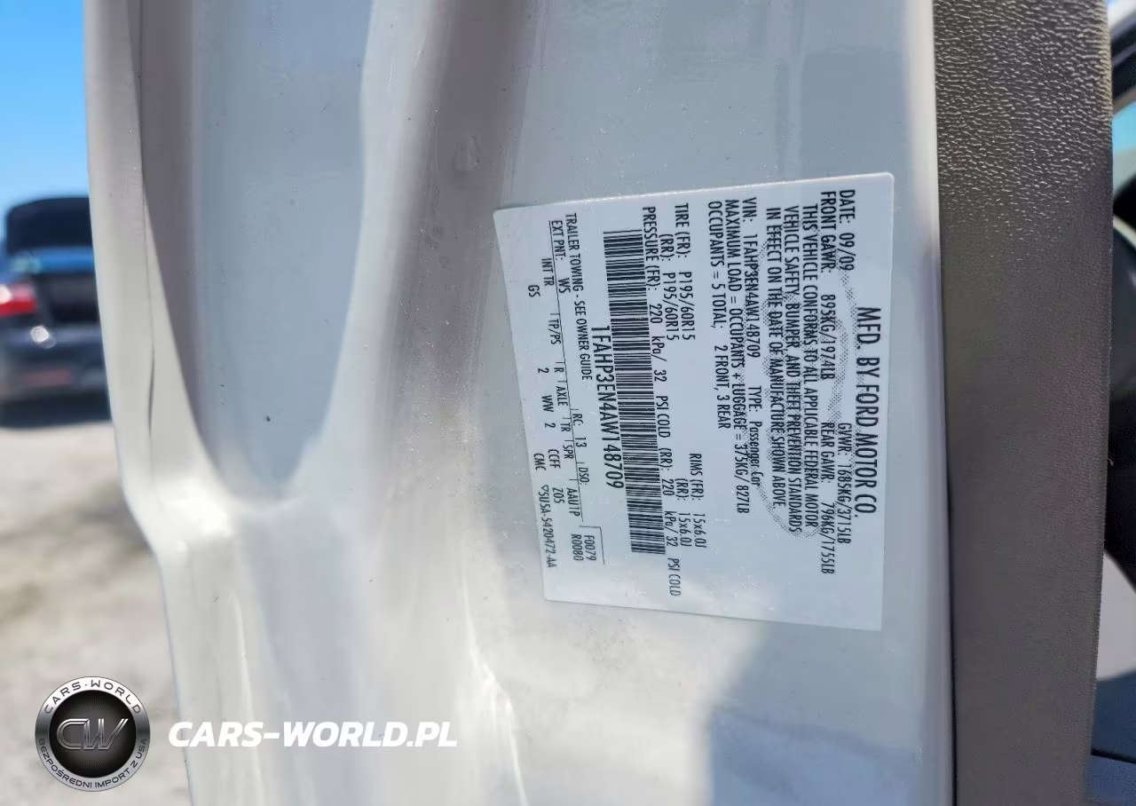 2010 Ford Focus S VIN:1FAHP3EN4AW148709 - 12