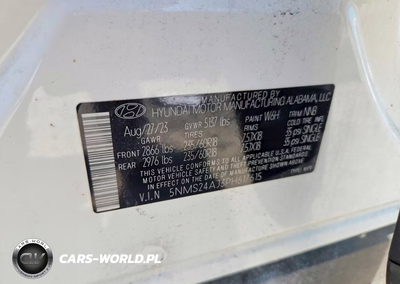 2023 Hyundai Santa Fe Sel VIN:5NMS24AJ3PH617615 - 13